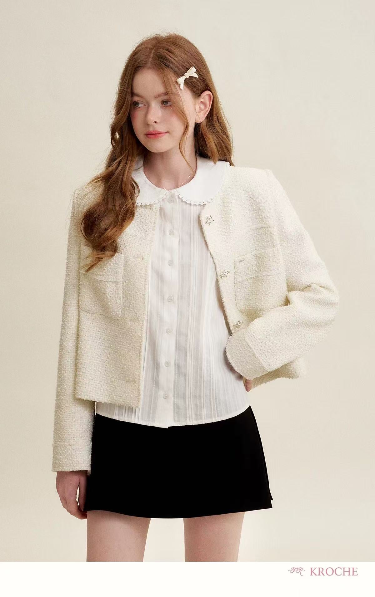 Kroche Flower button jacket