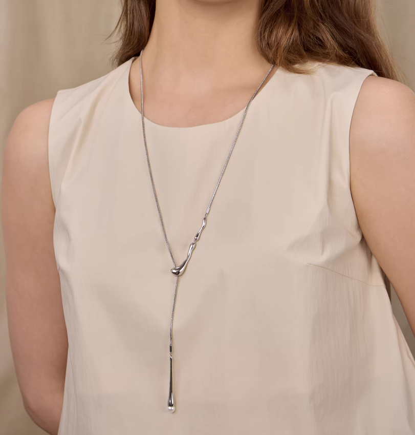 ARSIS Flowing Water Drop Necklace