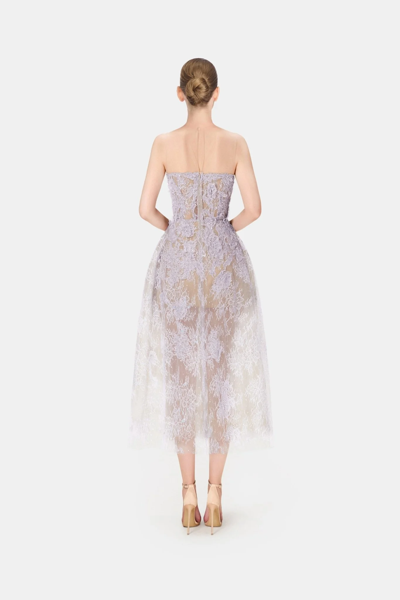 Montsand Baby Violet Beaded Lace Dress