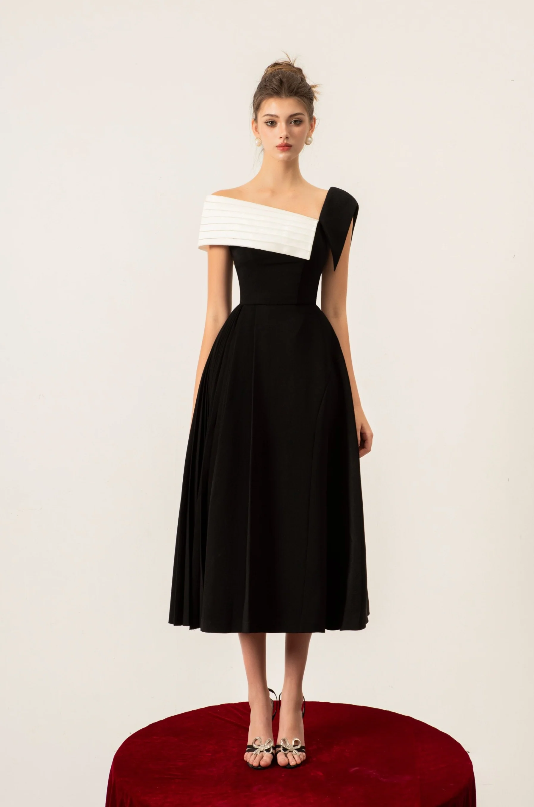 CICI Sale Hattie Off-shoulder Midi Dress