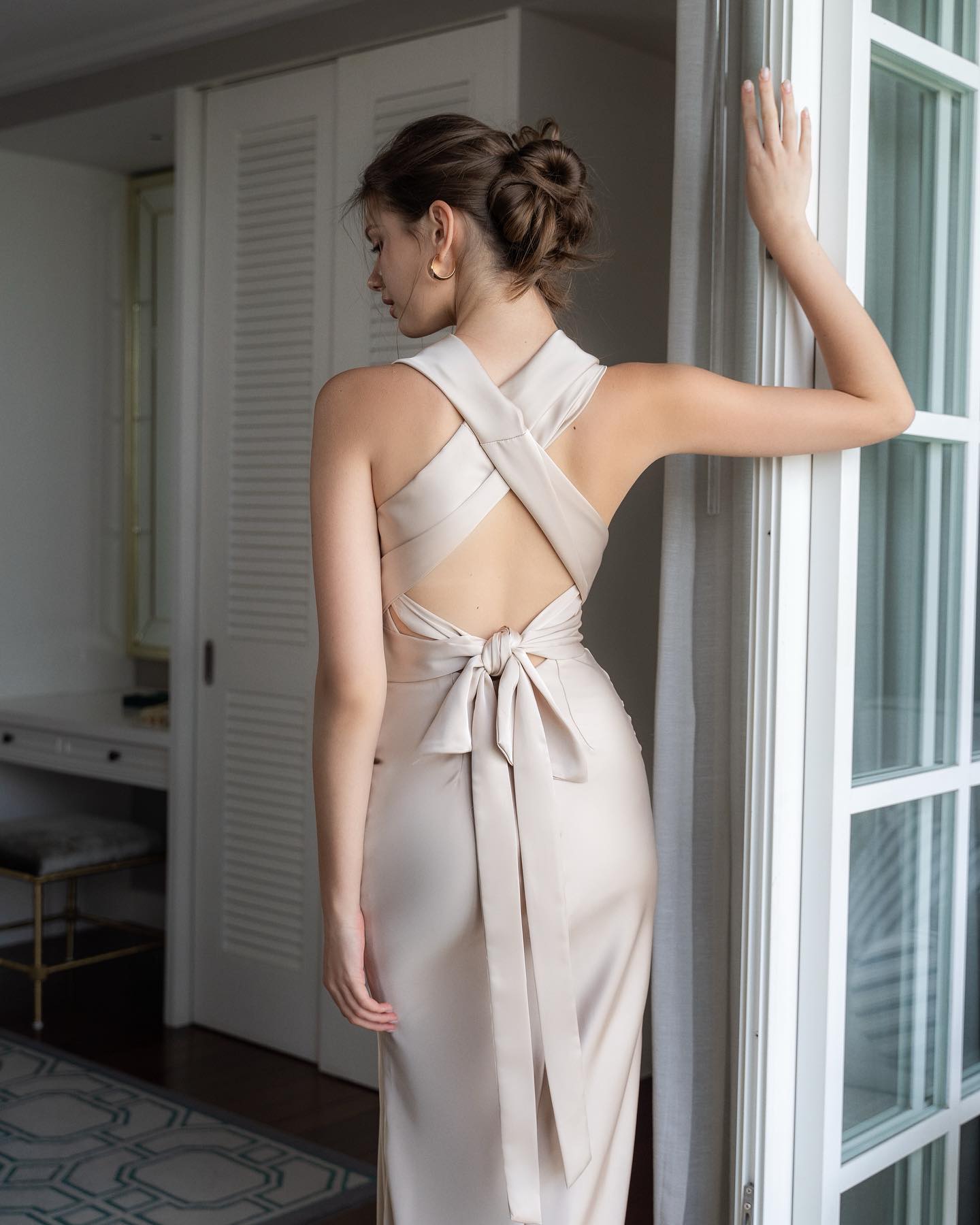 Kisserine IN-STOCK ABIGAIL SILK DRESS