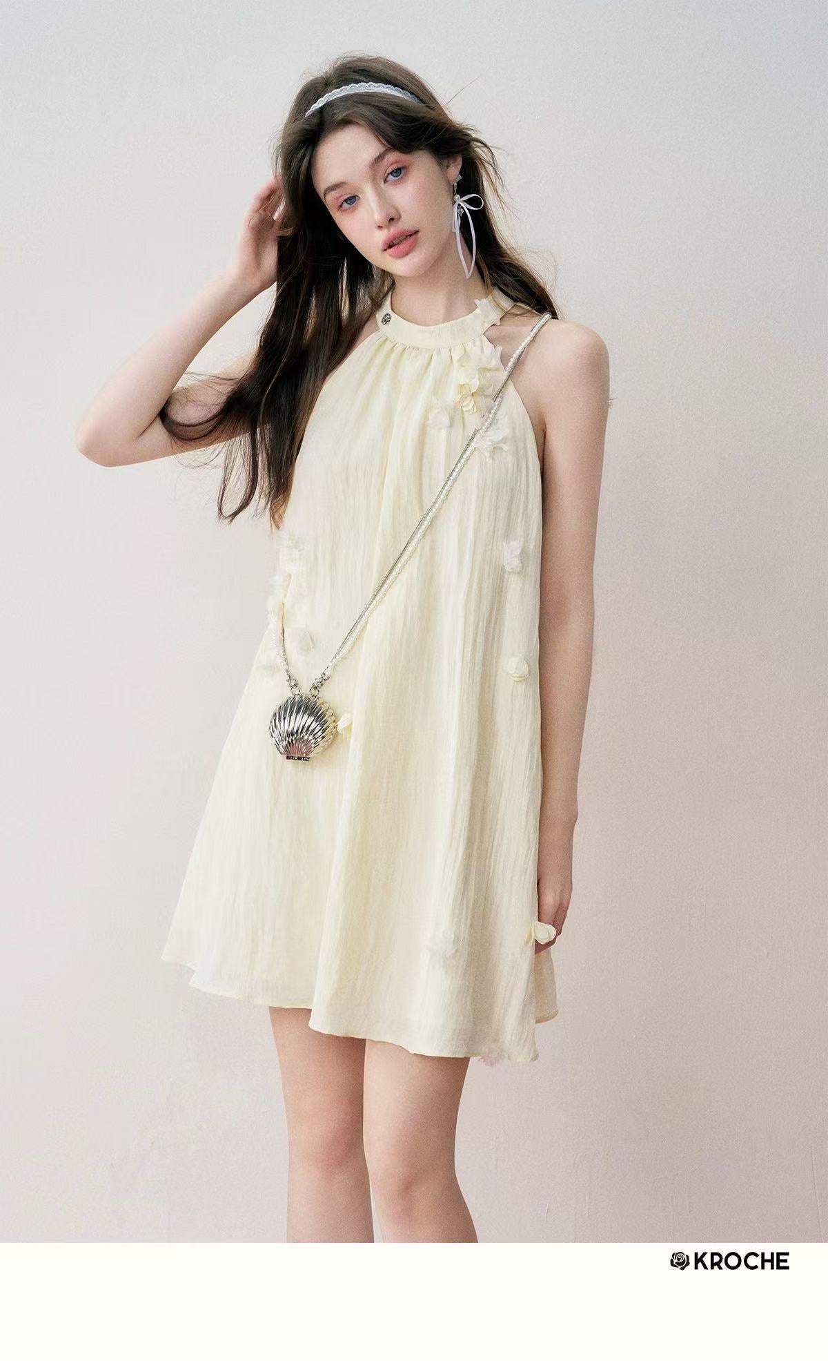 Kroche Hanging neck dress (2length)