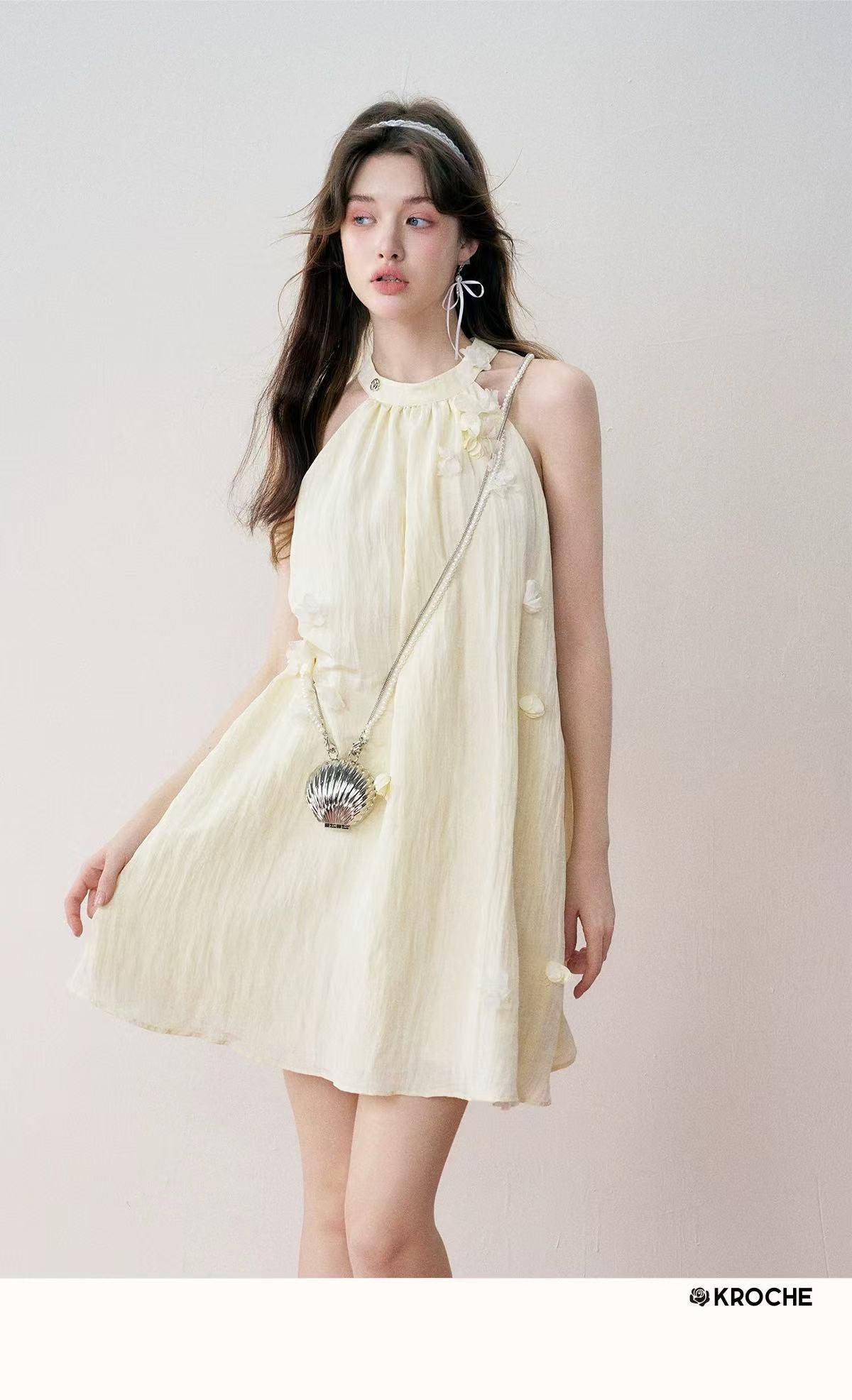 Kroche Hanging neck dress (2length)