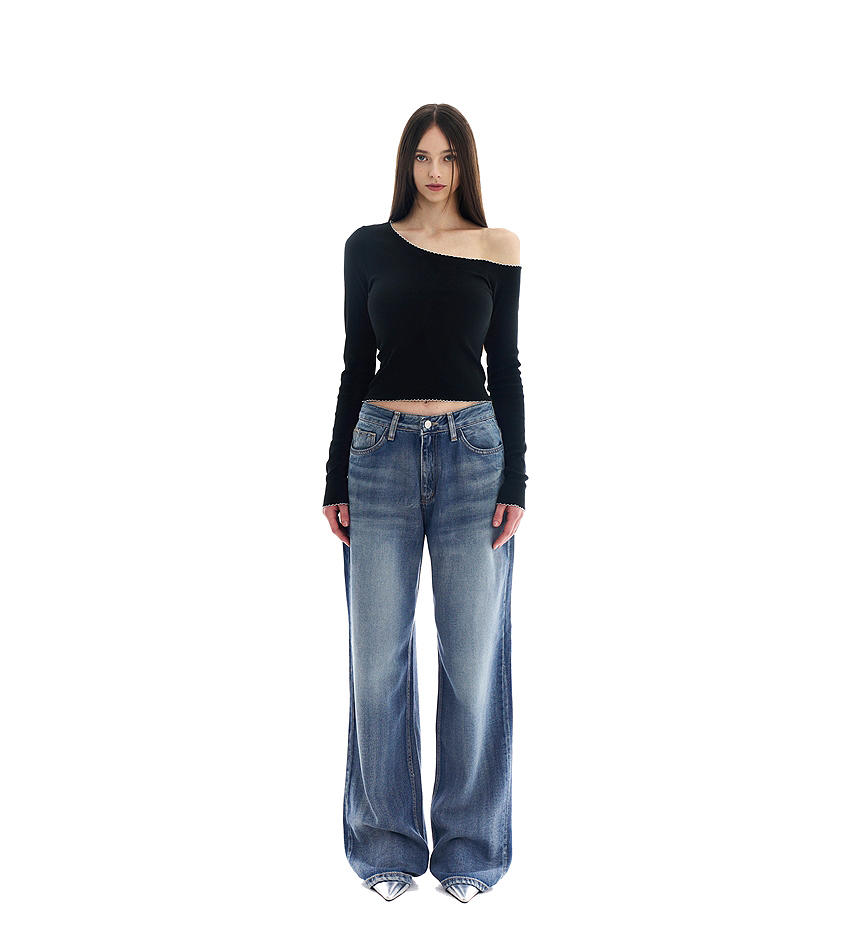 Guse New Soft Raw Pants (Deep Blue)