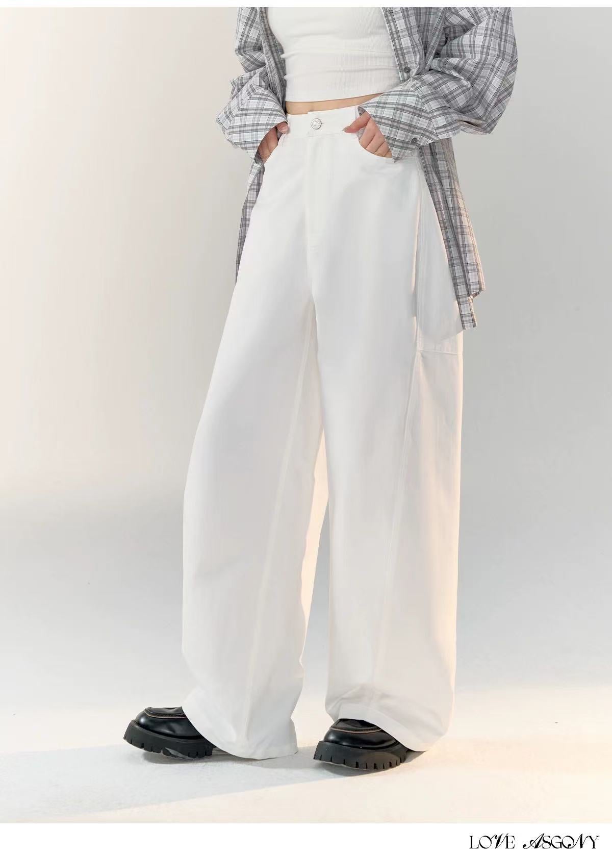 AsGony ASG24760 Casual loose pants (2color)