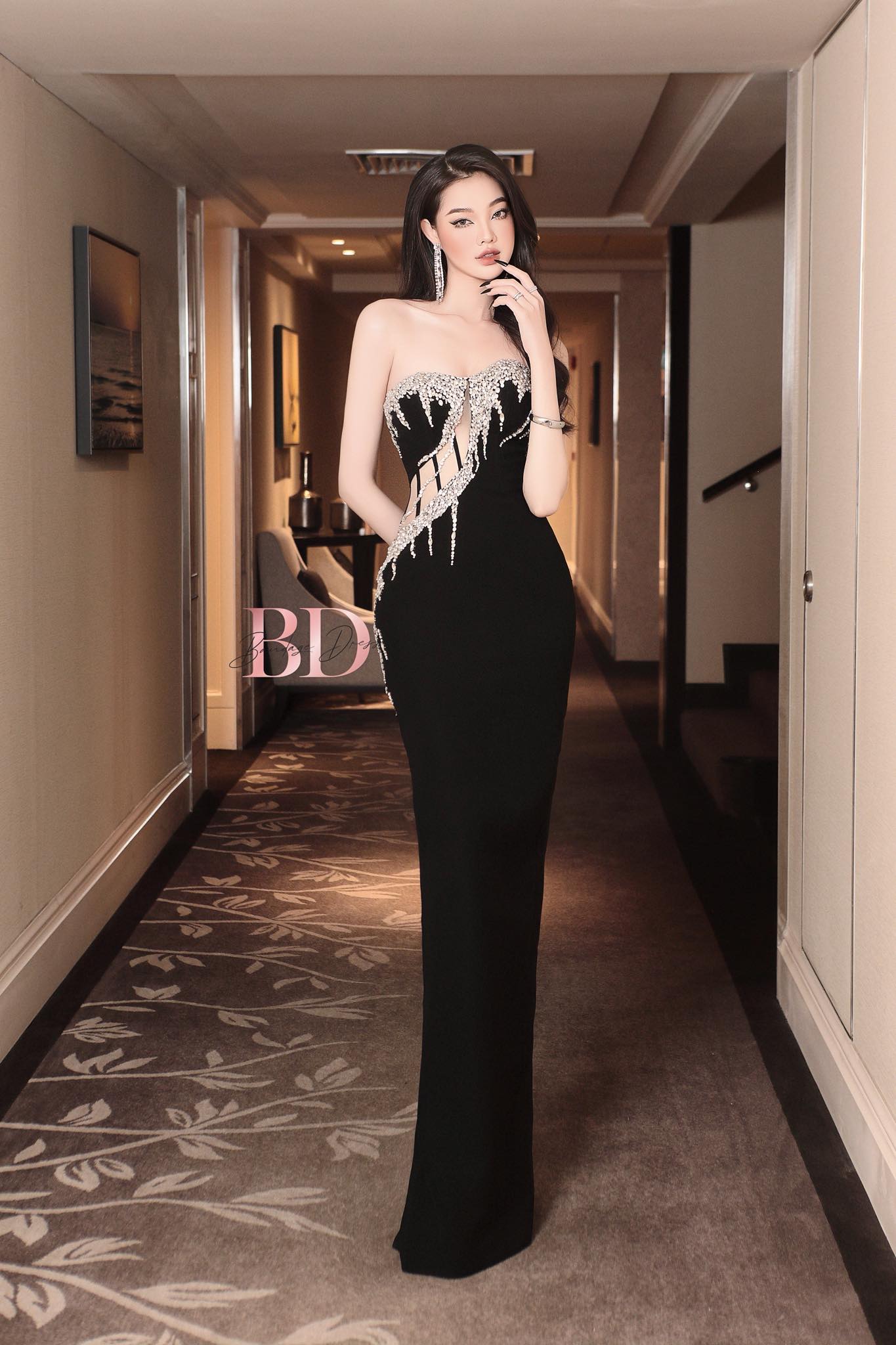 Bandage Dress Sparkling tassel dress