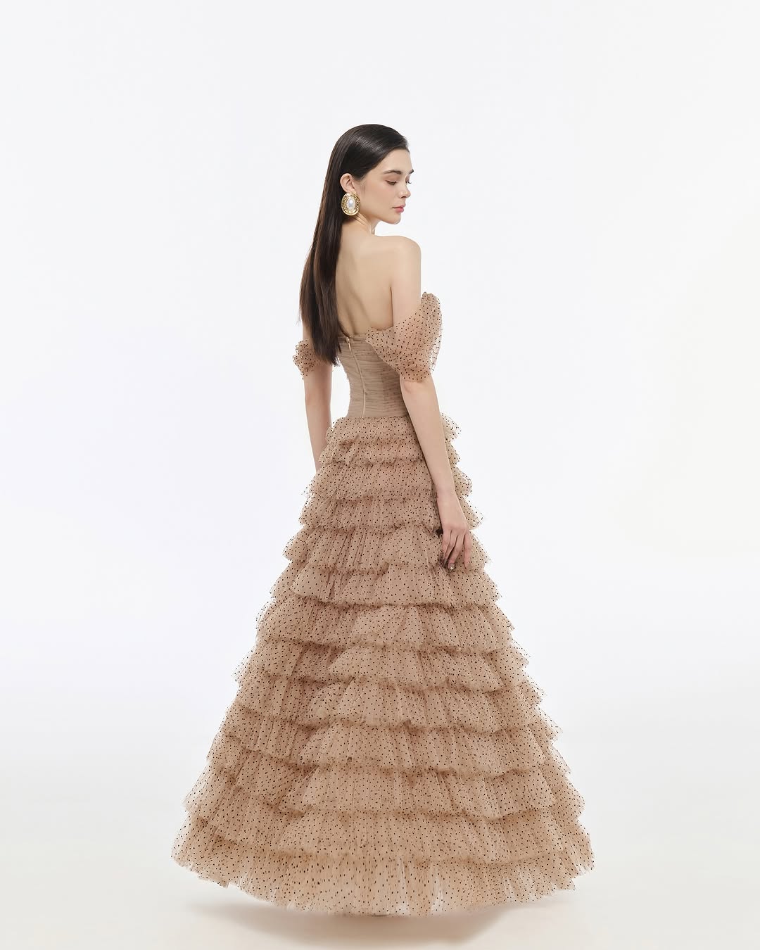 Josephine Off shoulder tiered dress