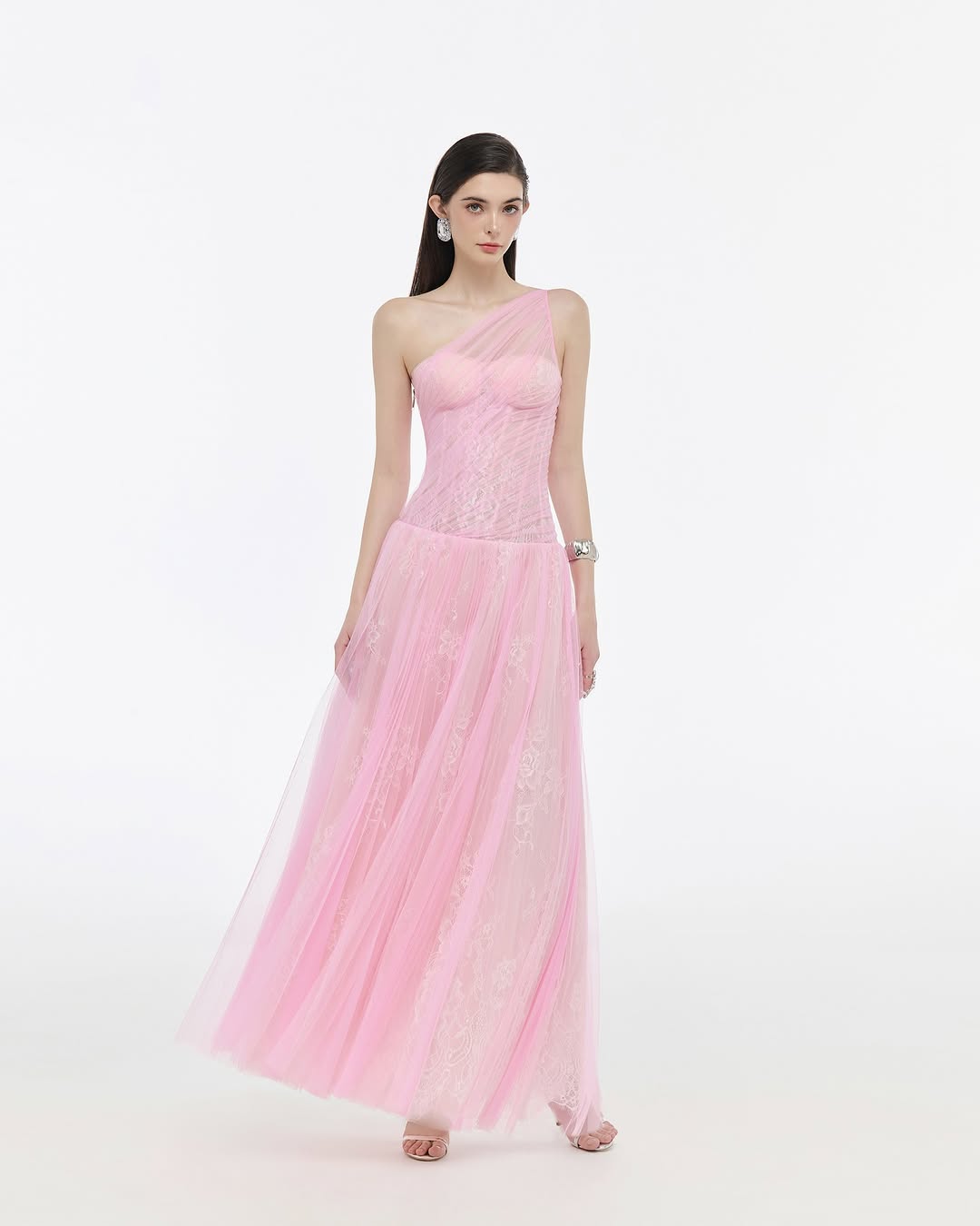 Josephine Pink patterned dress