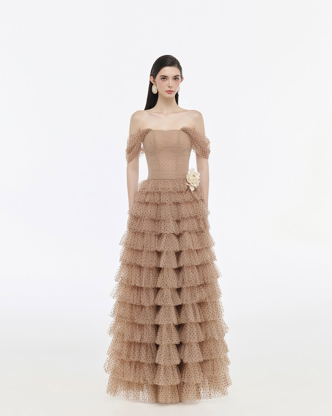 Josephine Off shoulder tiered dress