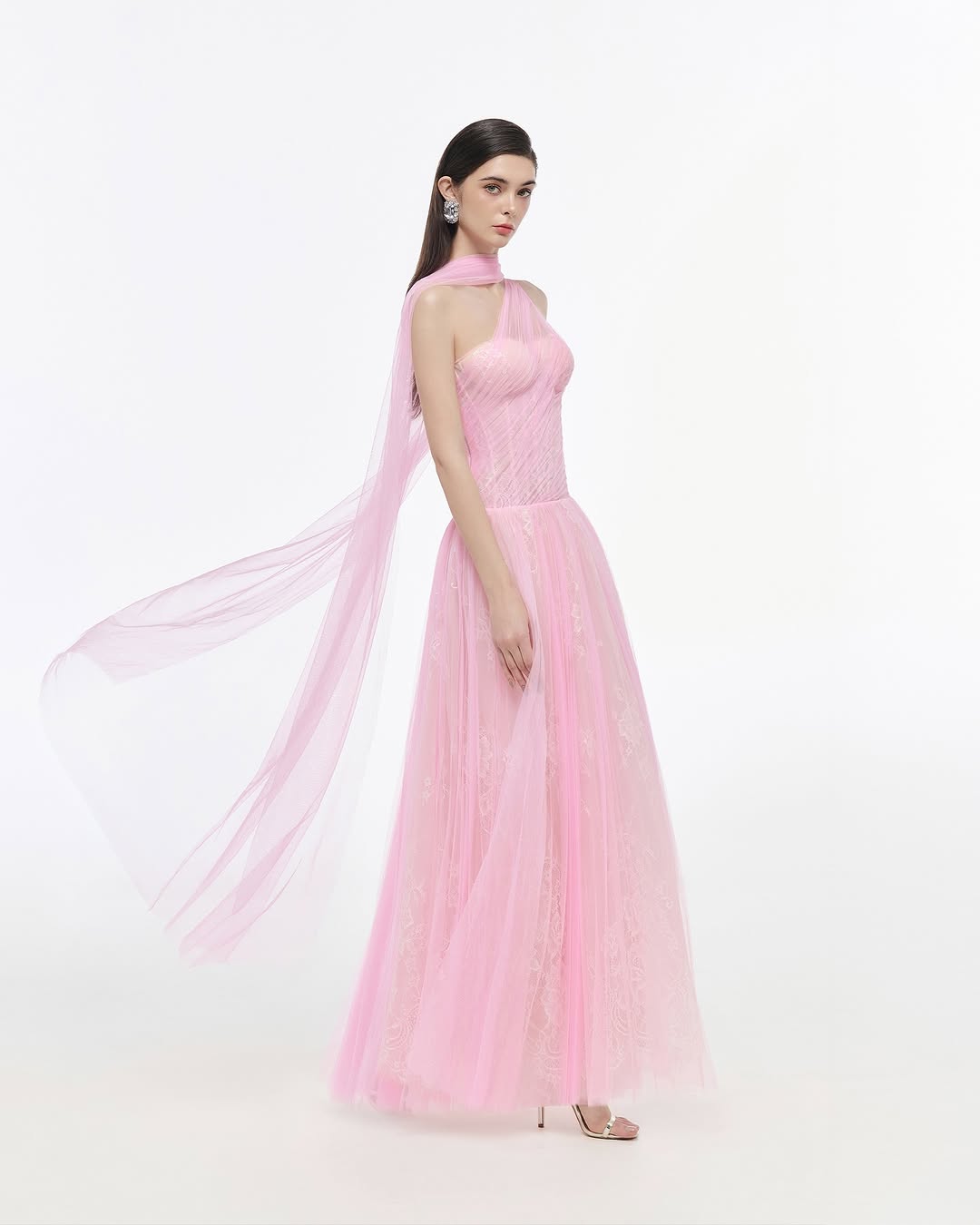 Josephine Pink patterned dress