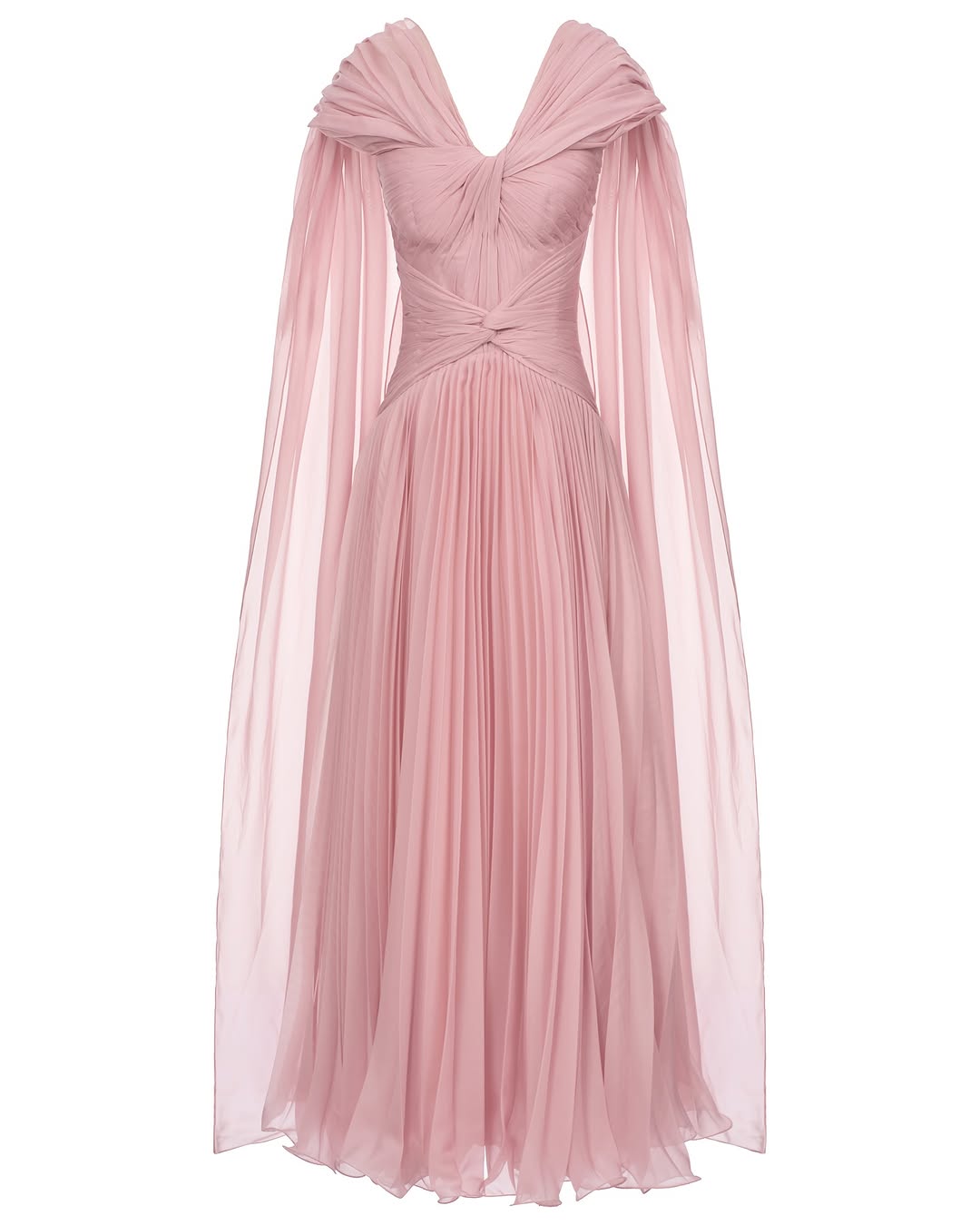 Josephine V-neck shawl dress