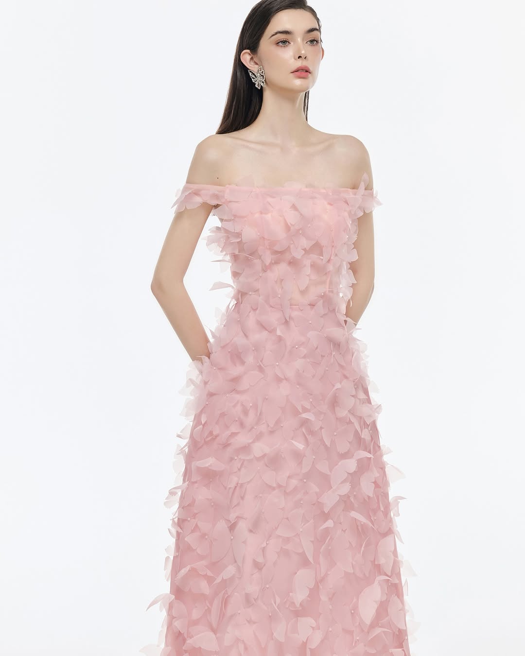 Josephine Butterfly Midi Dress