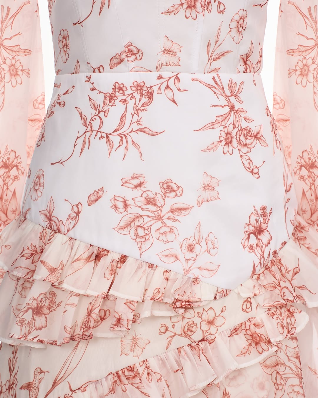 Josephine Floral off shoulder dress