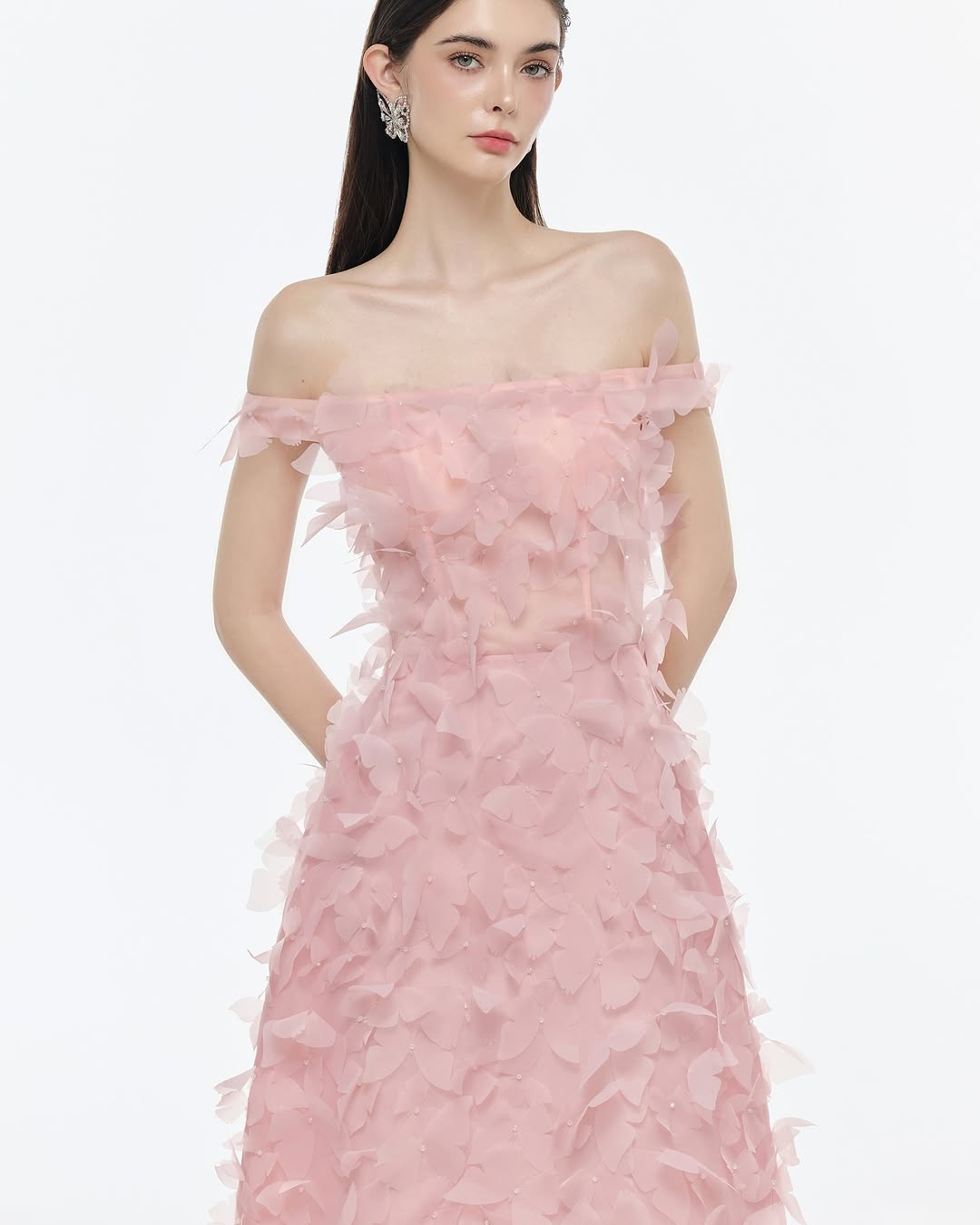 Josephine Butterfly Midi Dress