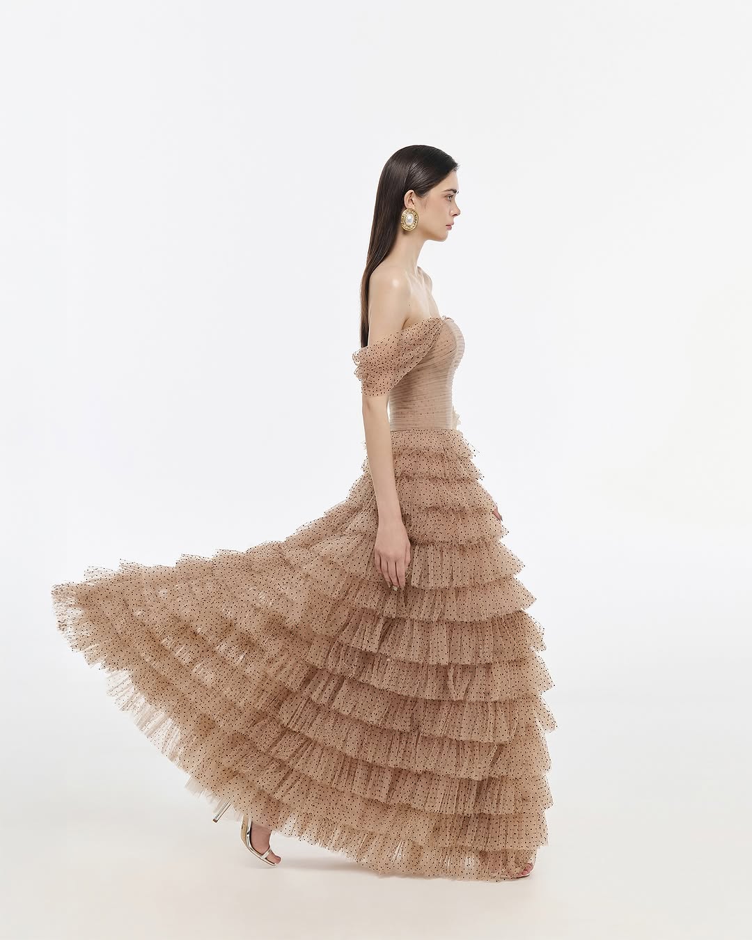 Josephine Off shoulder tiered dress