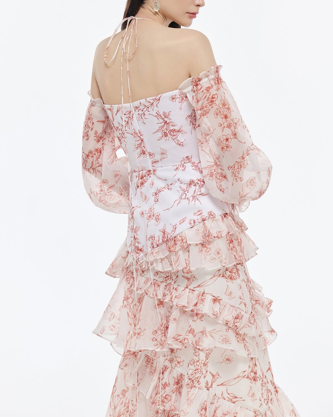 Josephine Floral off shoulder dress