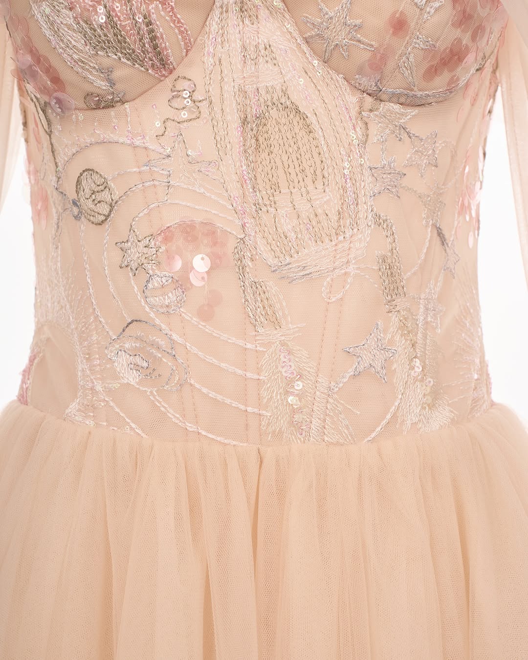 Josephine Off shoulder chiffon dress