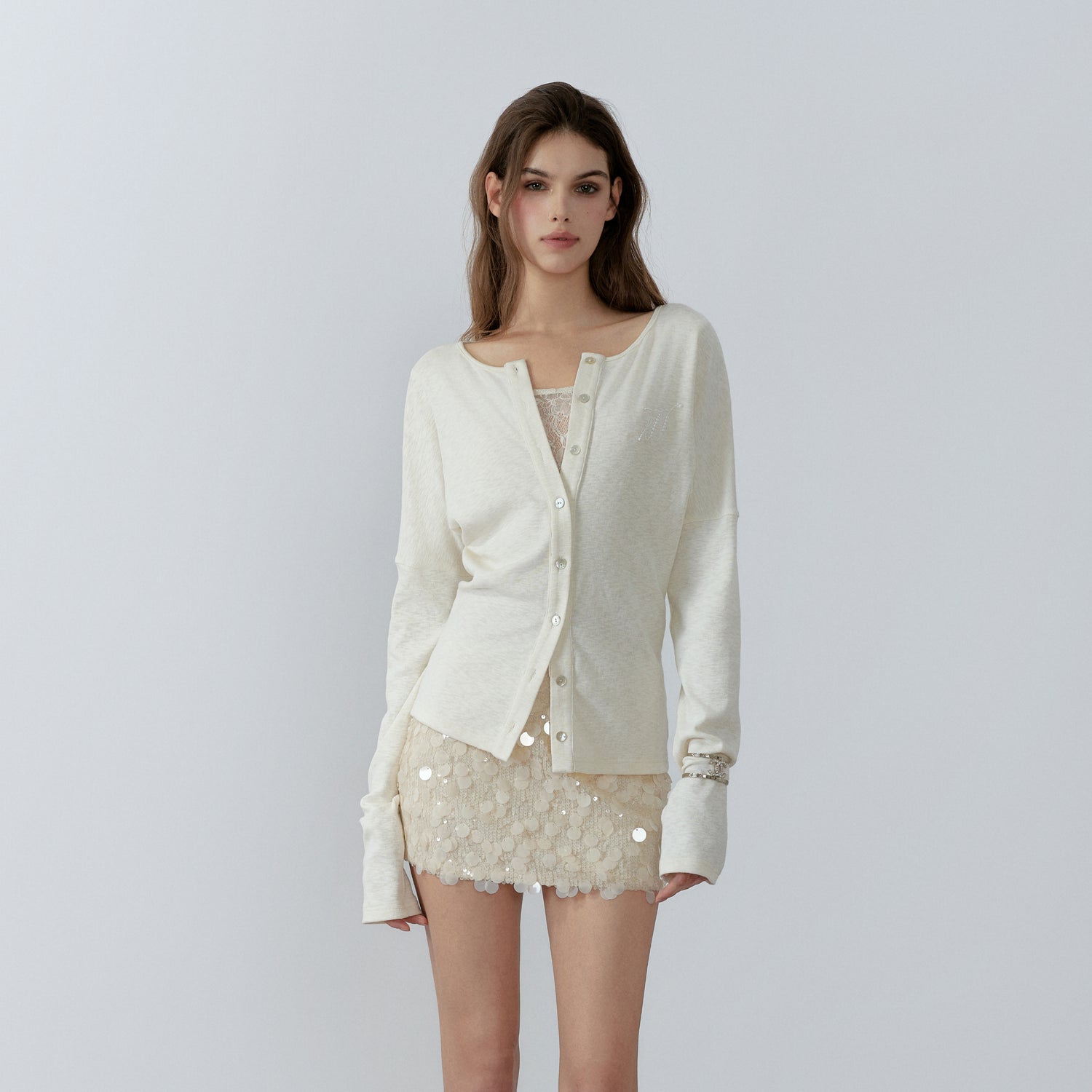 NONCESTNON N230 Sequined skirt