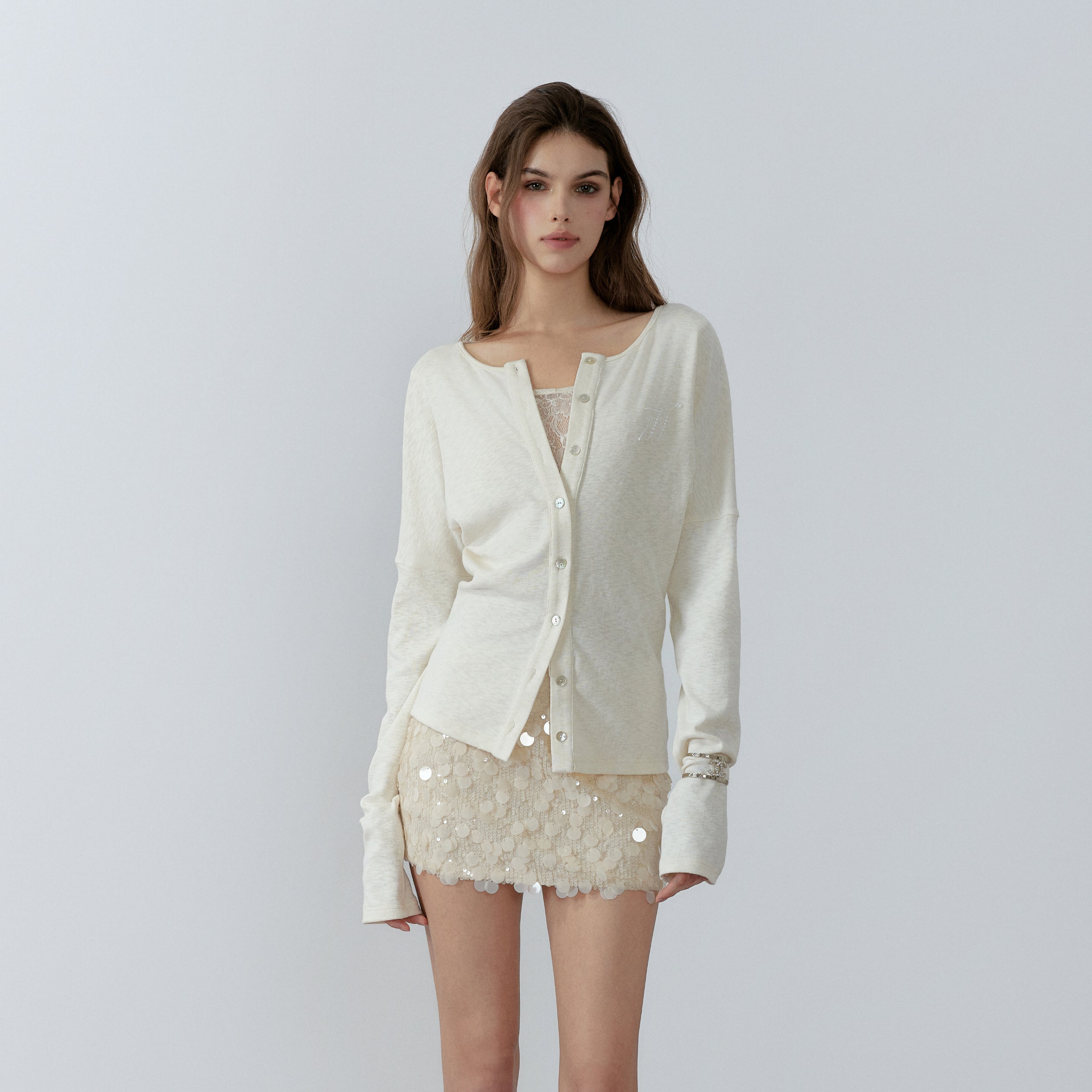 NONCESTNON N230 Sequined skirt
