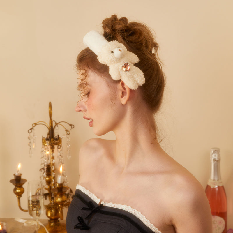 My Rosebar Snow Fluff Headband