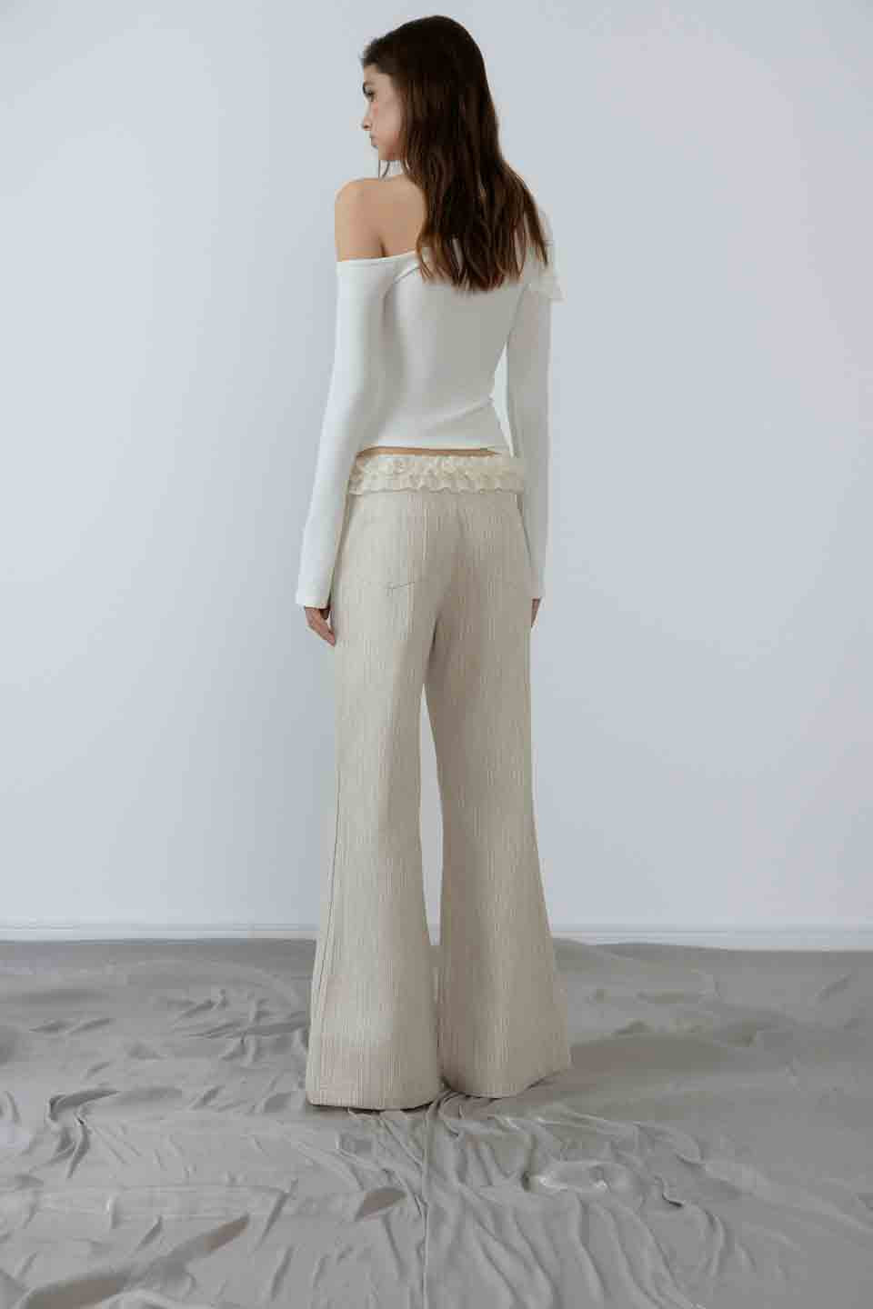 NONCESTNON N203 Lace flower pants