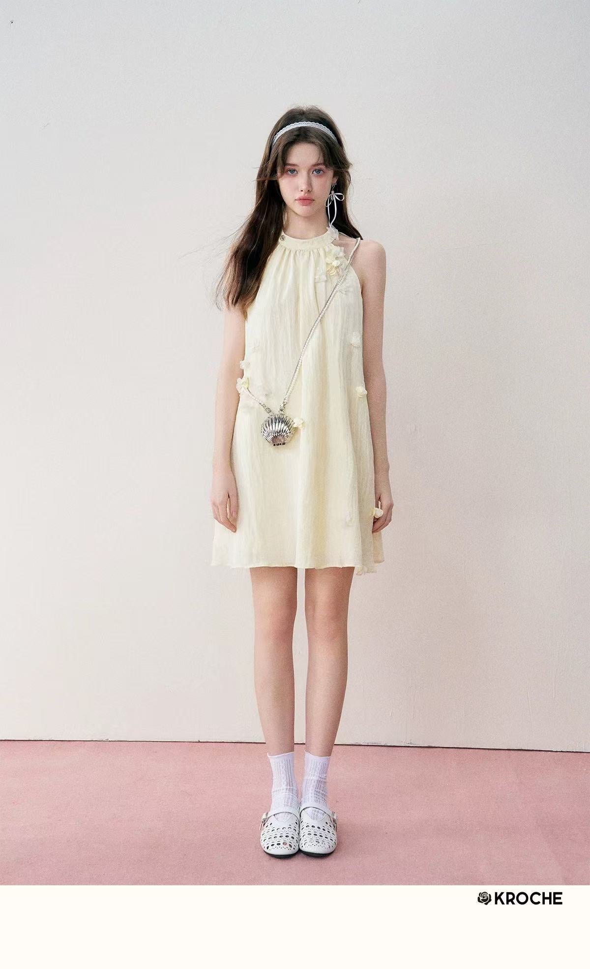 Kroche Hanging neck dress (2length)