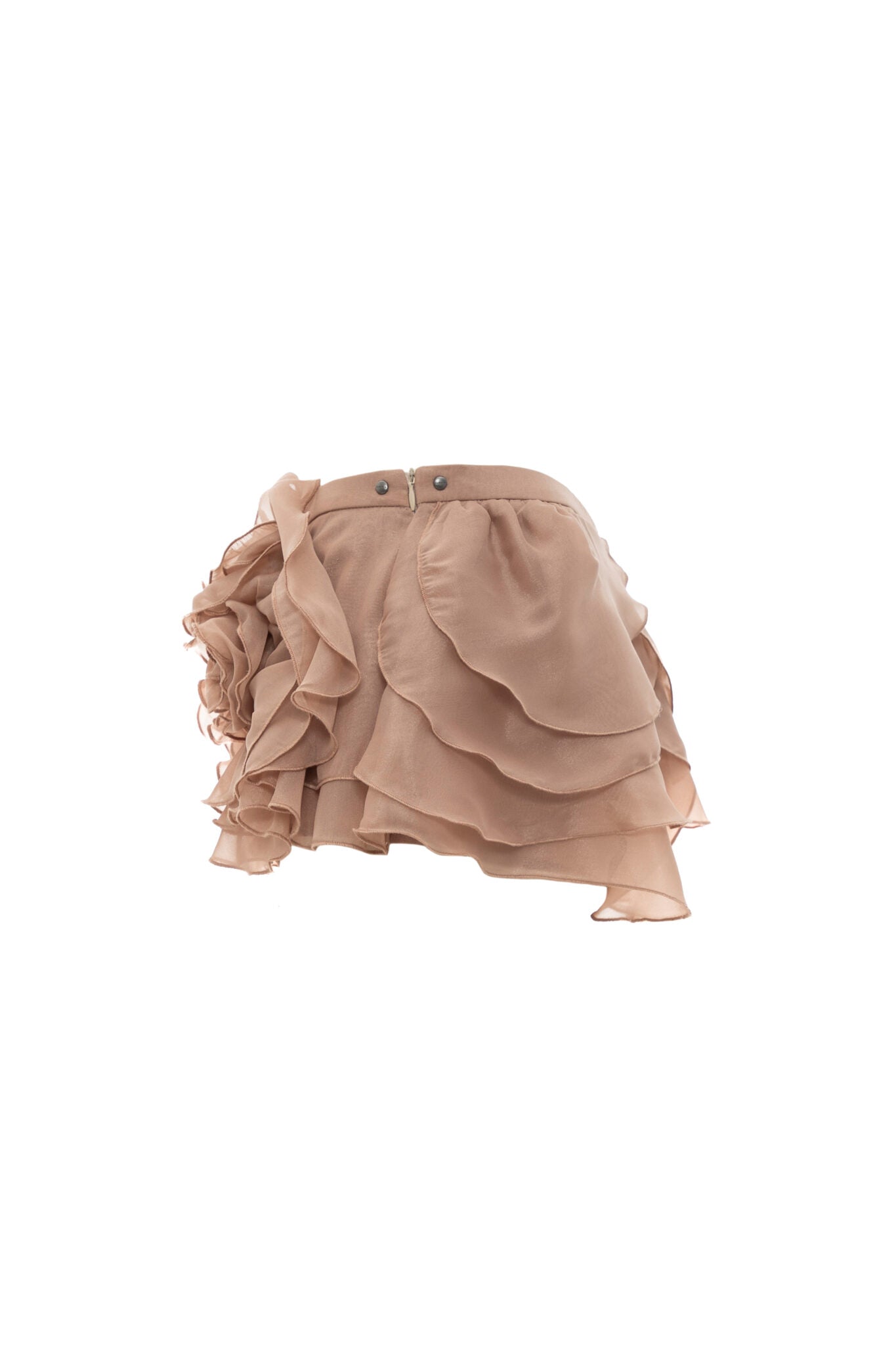 DATT MIMOSA MINI SKIRT -brown