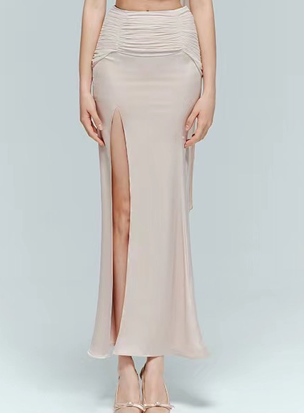 Artel Retro AR-24AW-T007&AR-24AW-S002 Pink silk ribbon vest + skirt set