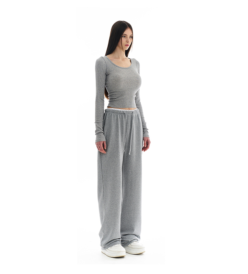 Guse Lace Elastic-Waist Training Pants(2color)