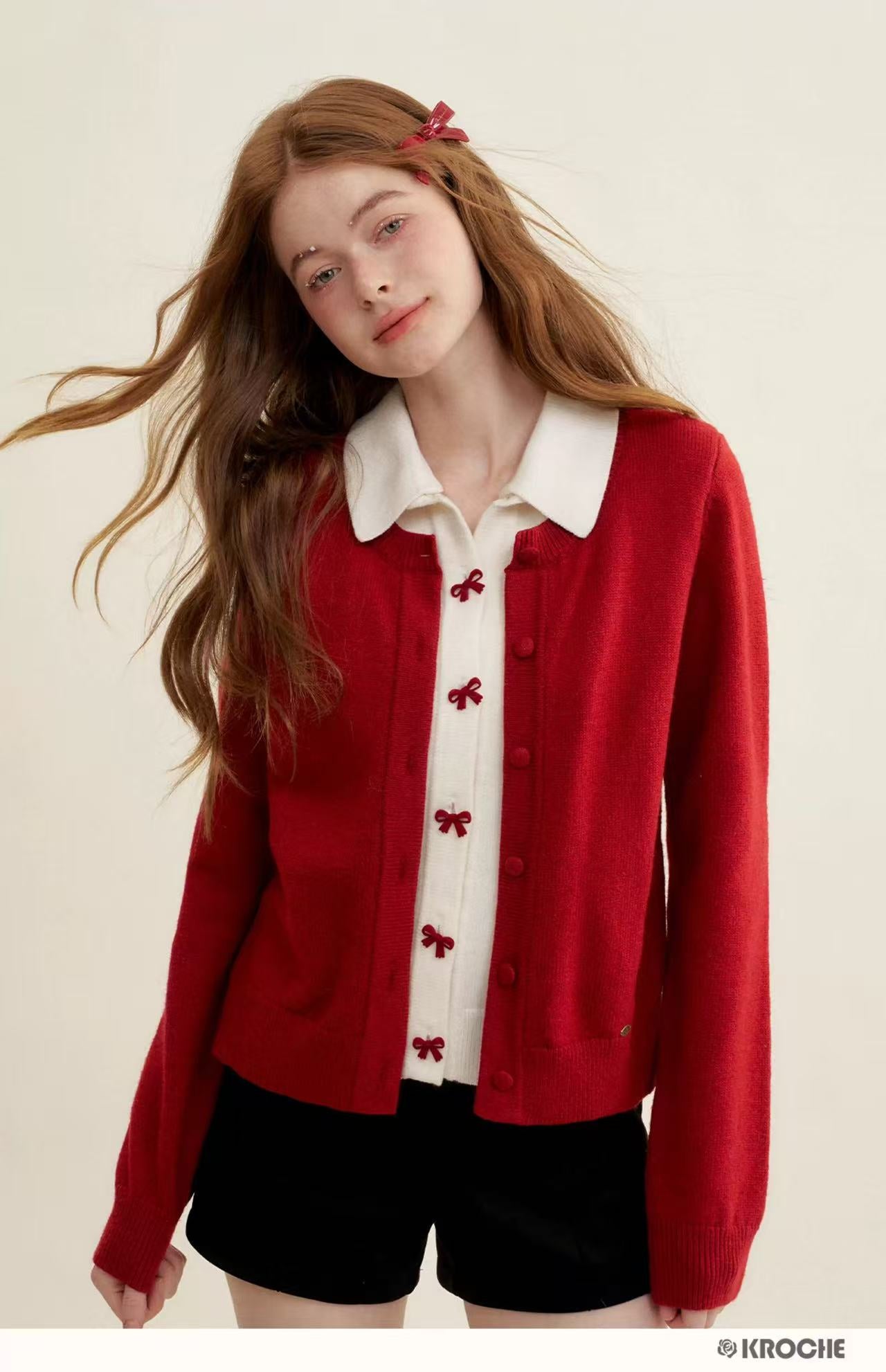 Kroche Wool blend knitted sweater