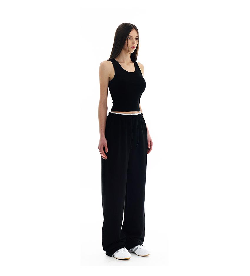 Guse Lace Elastic-Waist Training Pants(2color)