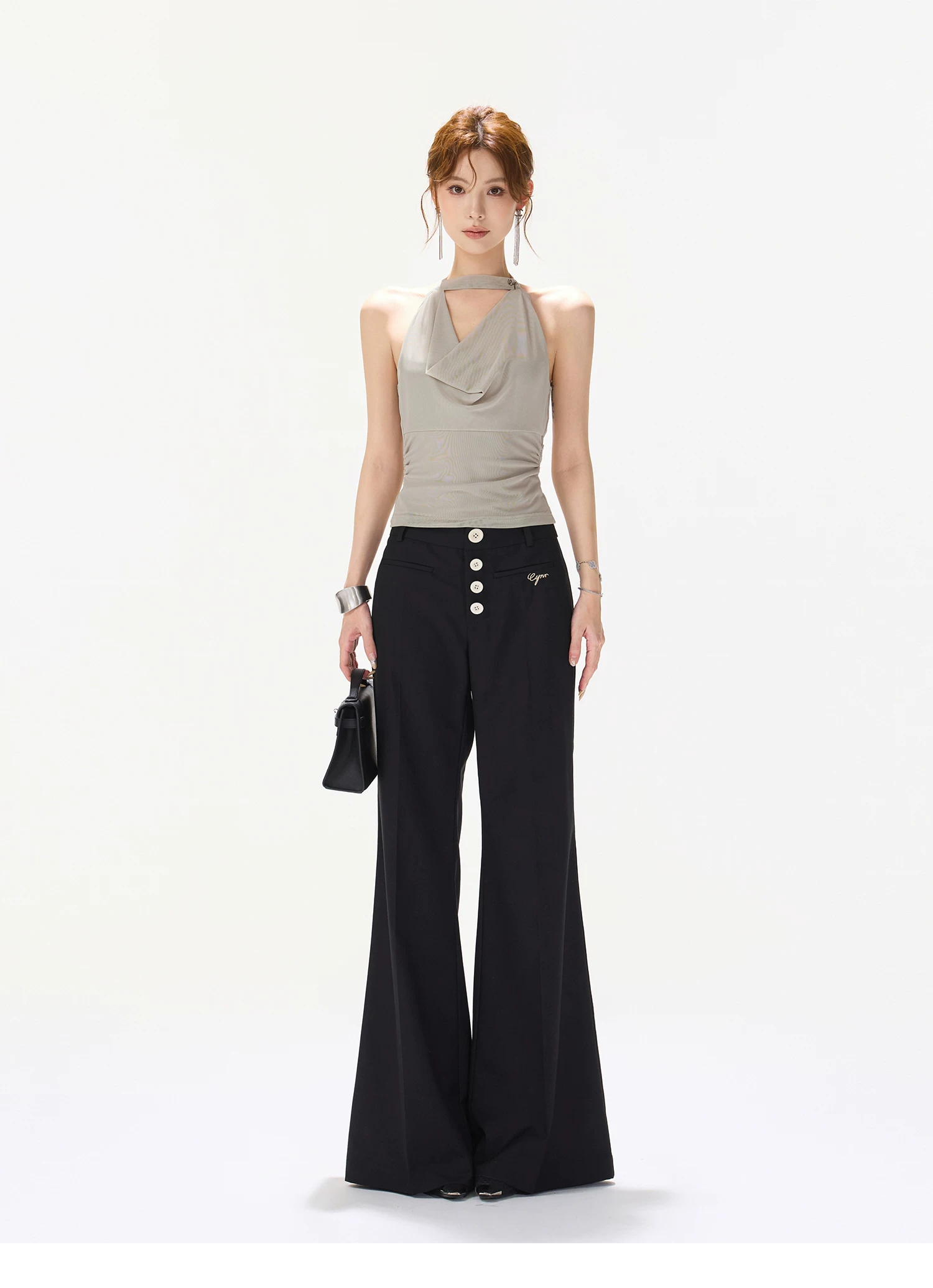 CYNR High Waist Bootcut Pants