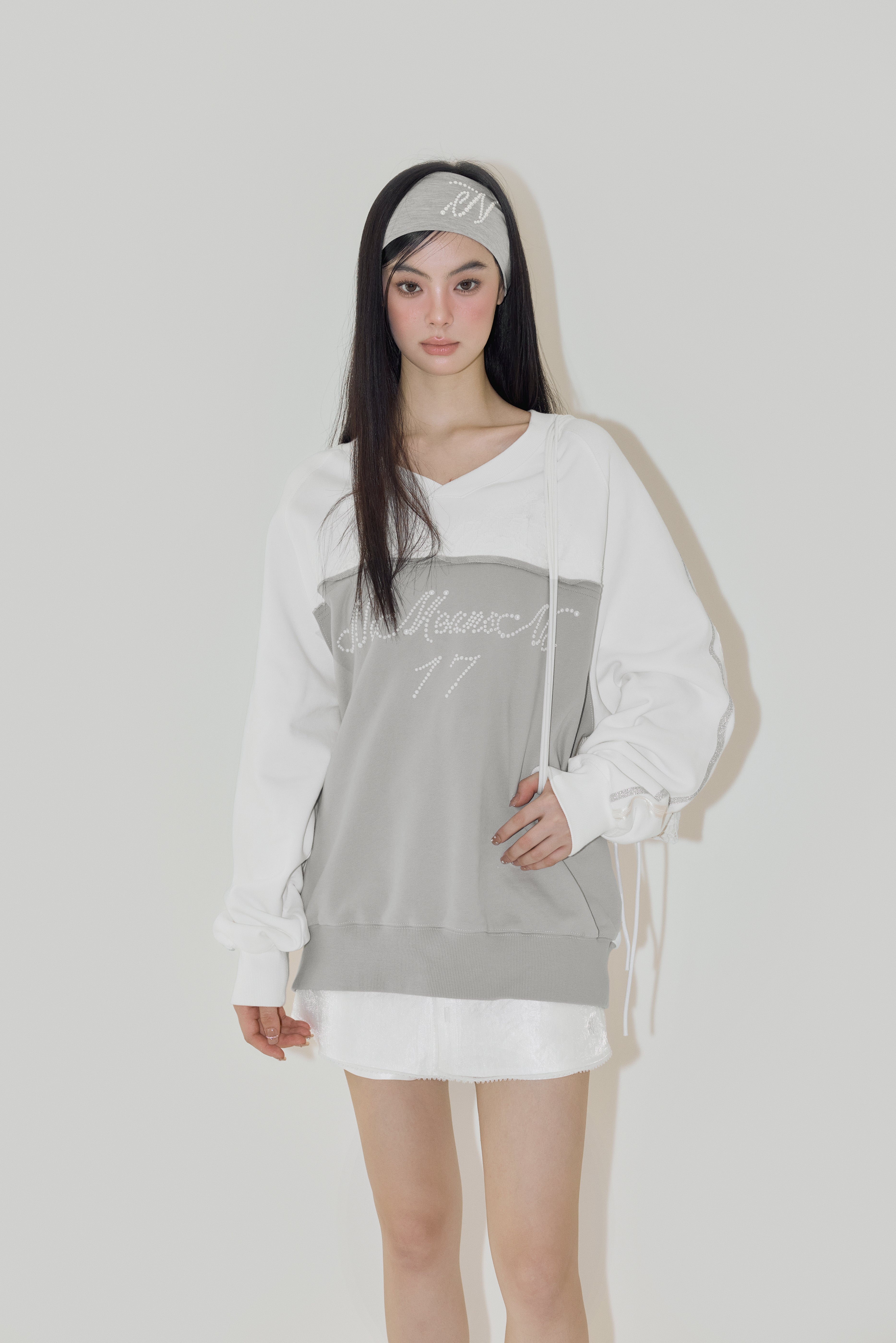 NOMEANSNO Sale Contrast Pearl Hoodie