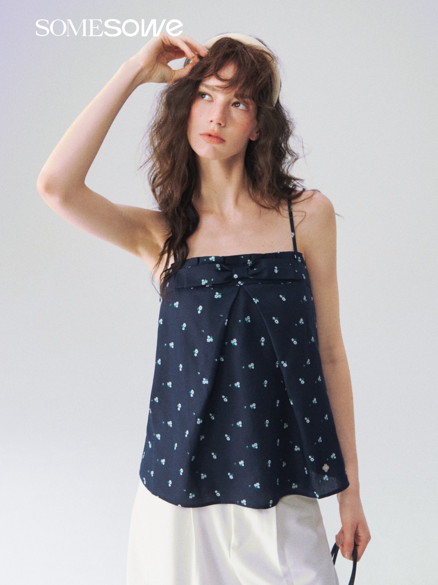 SOMESOWE S2609106 Leisure wildflower suspender top
