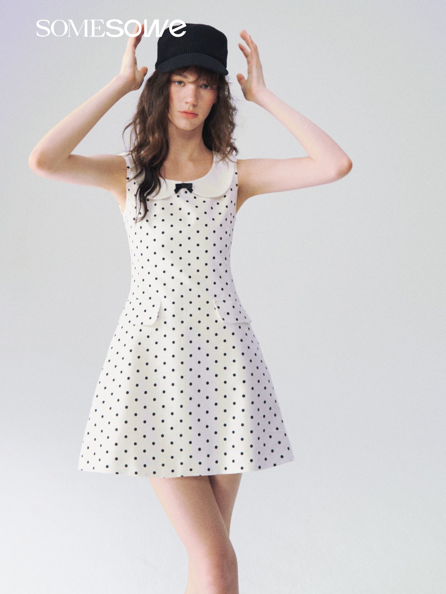 SOMESOWE S2609088 Cruella polka dot princess dress