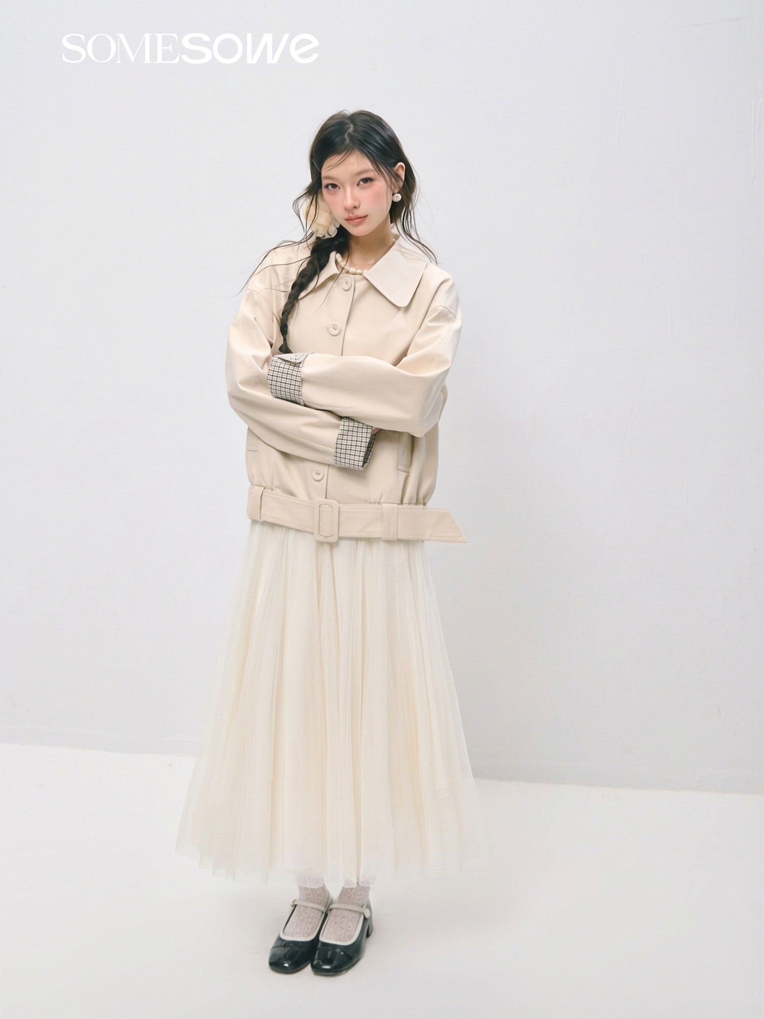 SOMESOWE S2609039 Double layered mesh fairy dress