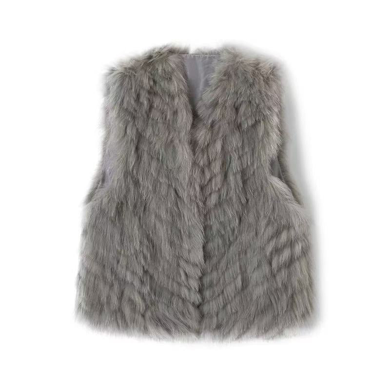EDGII ED50AW1004 Silhouette fur vest