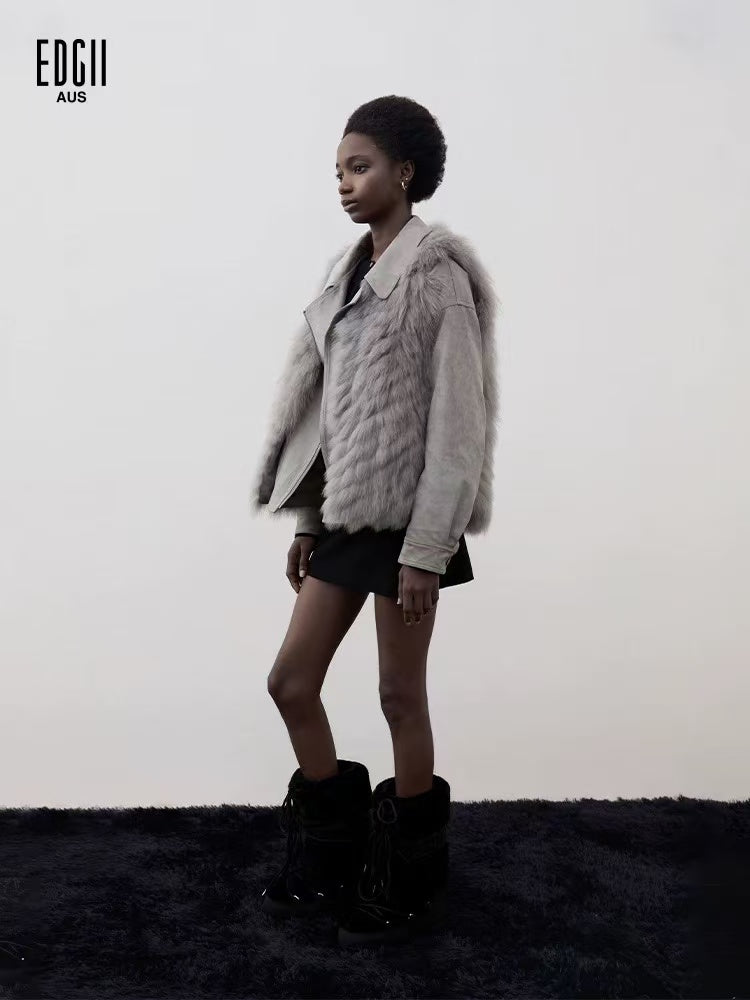EDGII ED50AW1004 Silhouette fur vest