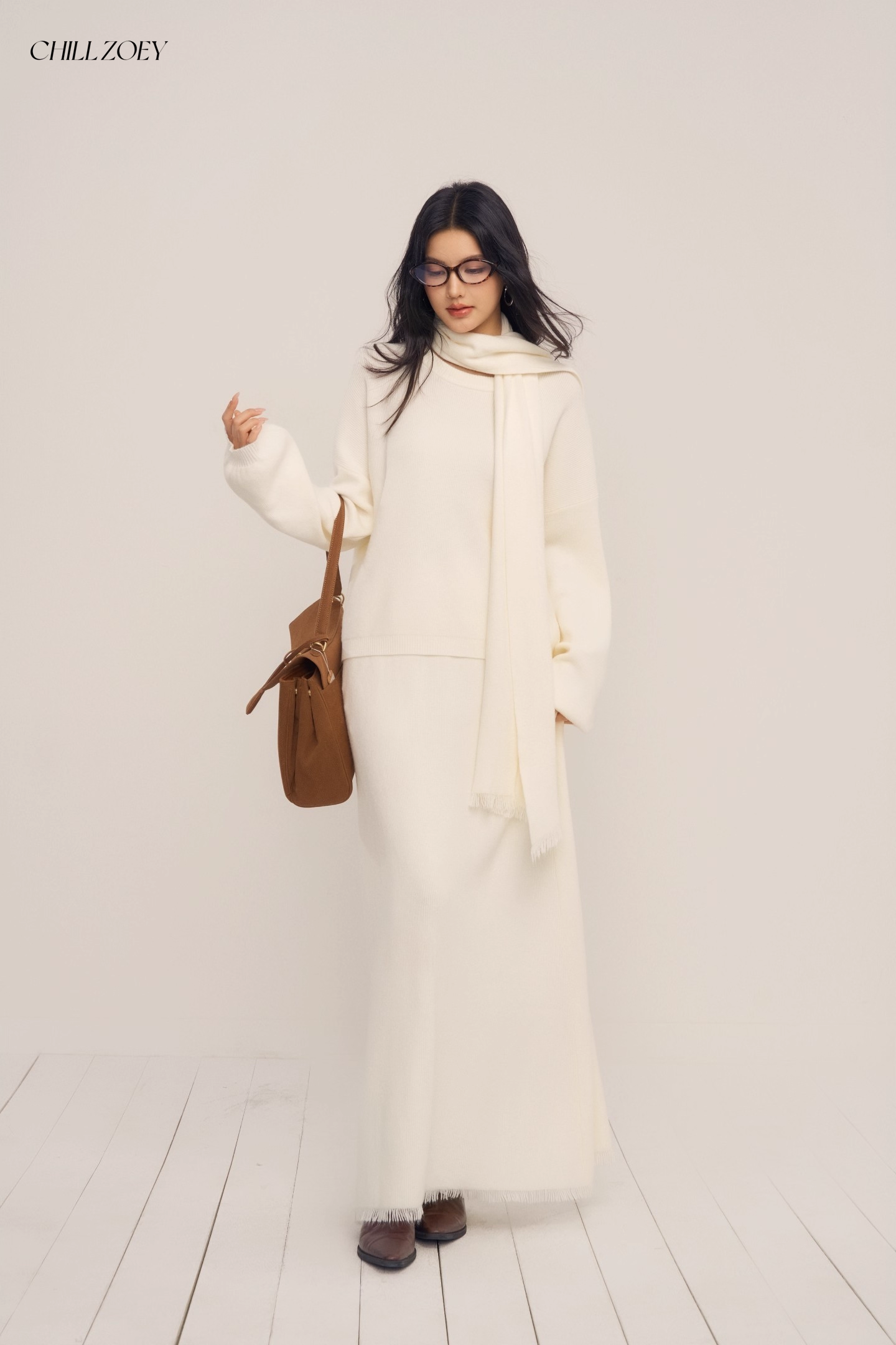 Chill Zoey M690269 Cloud Knit Winter Set(2color)