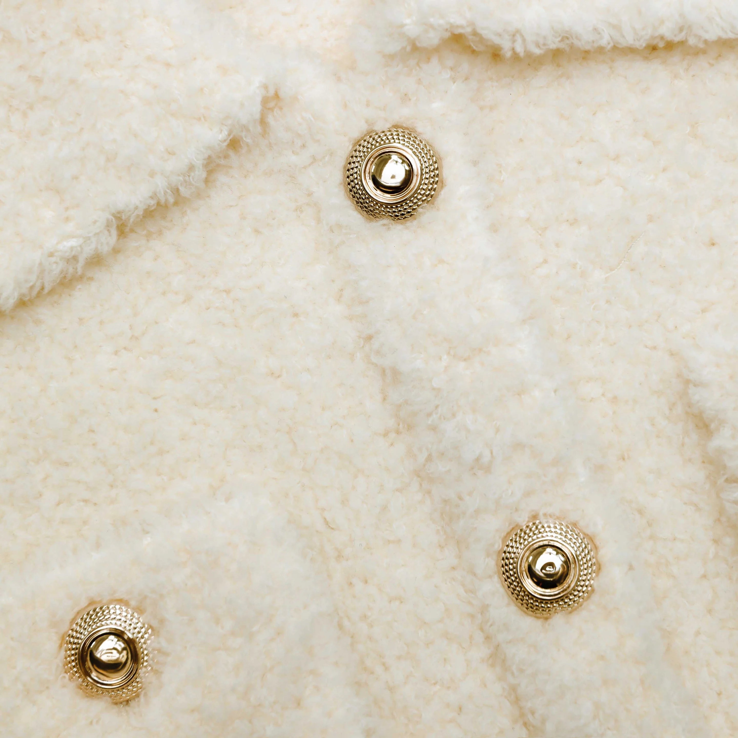 Self-Portrait CREAM FLUFFY KNIT TOP