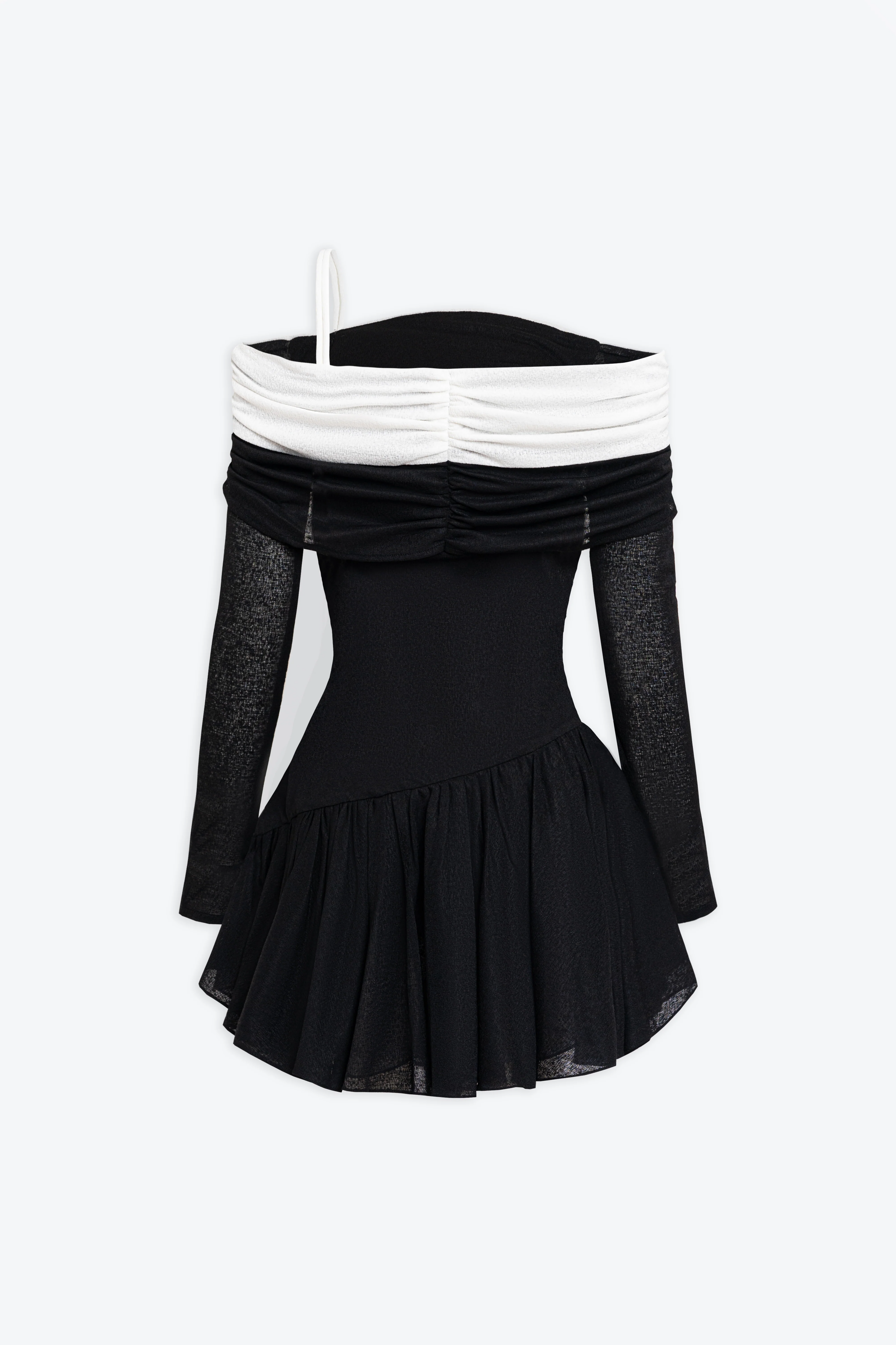 BYDENIO Dione Off-shoulder Mini Dress