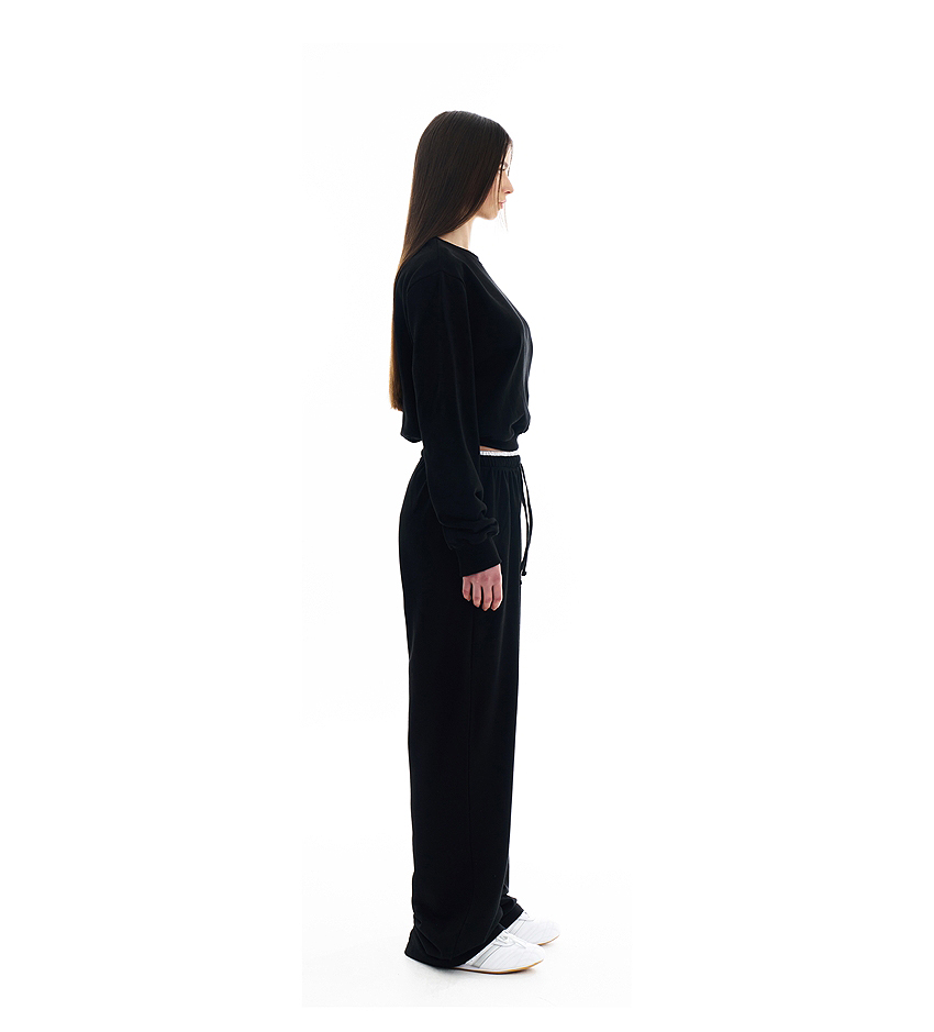Guse Lace Elastic-Waist Training Pants(2color)