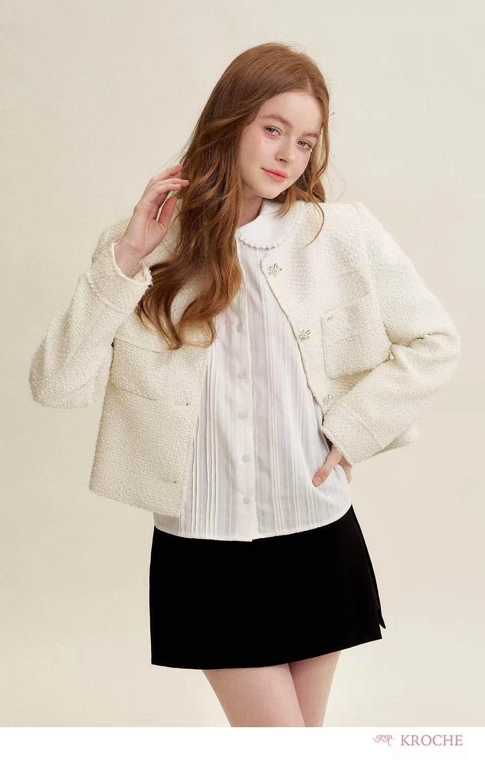 Kroche Flower button jacket