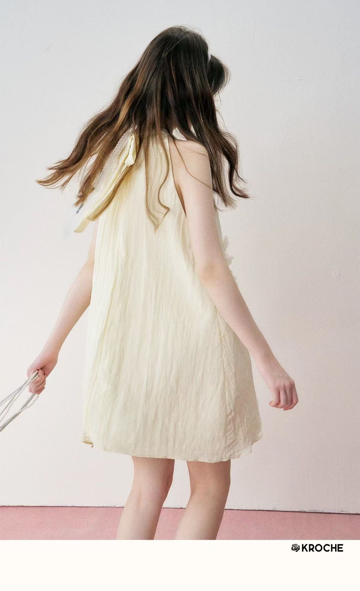 Kroche Hanging neck dress (2length)