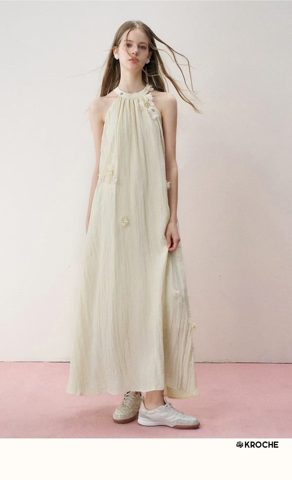 Kroche Hanging neck dress (2length)