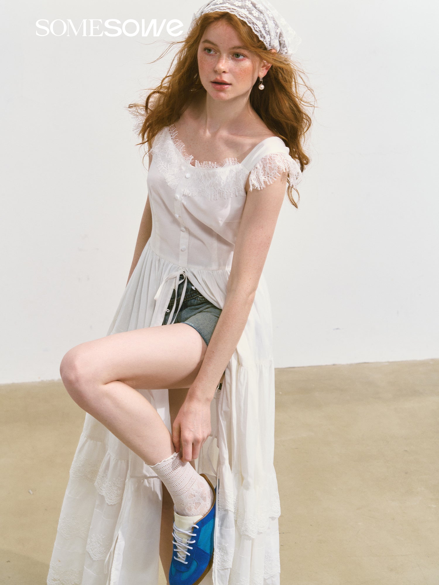 SOMESOWE S2508110 Southern french holiday dress