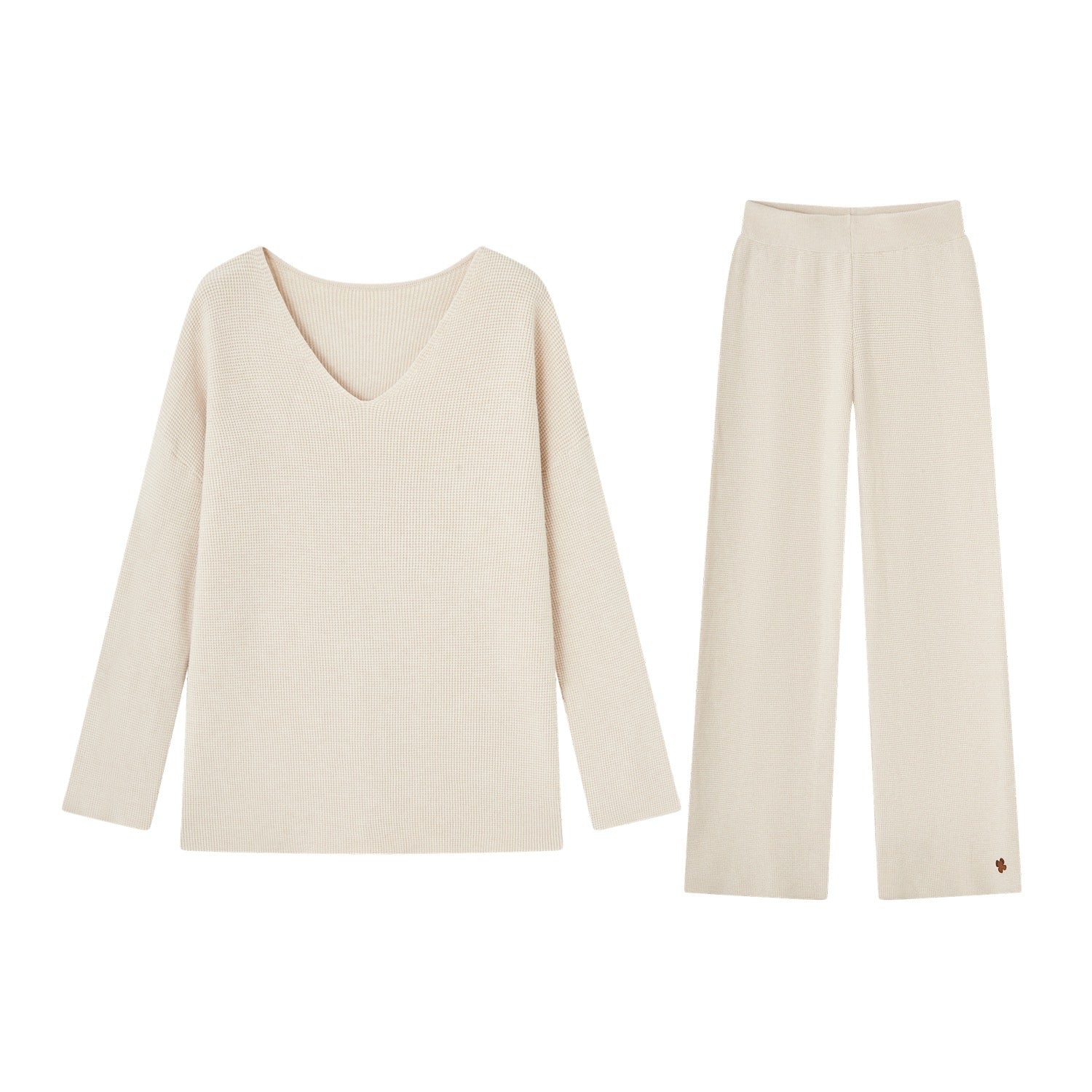 SOMESOWE S2508318 Waffle-knit suit