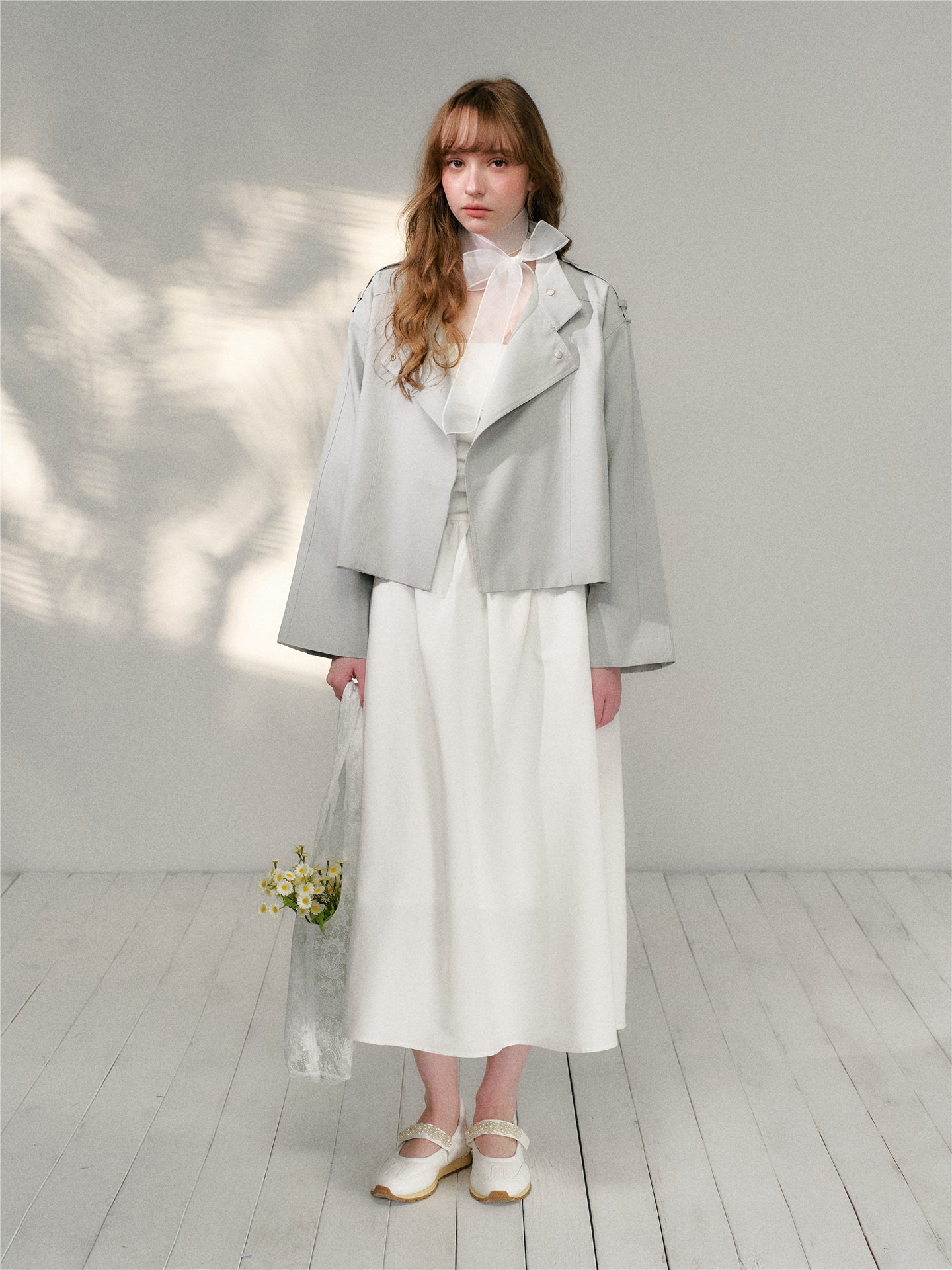 16DEWS 16D26128 Pleated strapless A-line dress