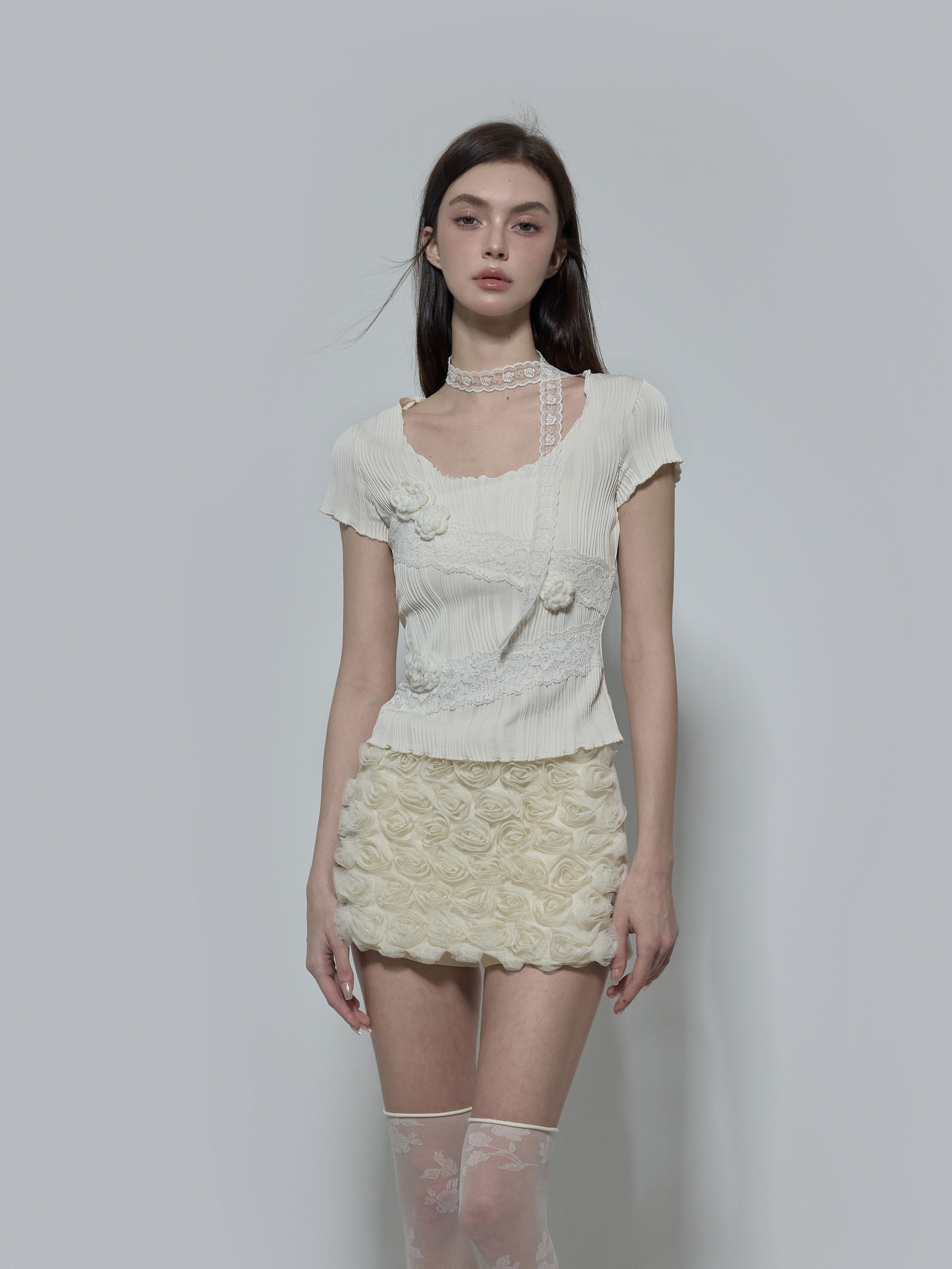 NOMEANSNO Sale Rose Skirt