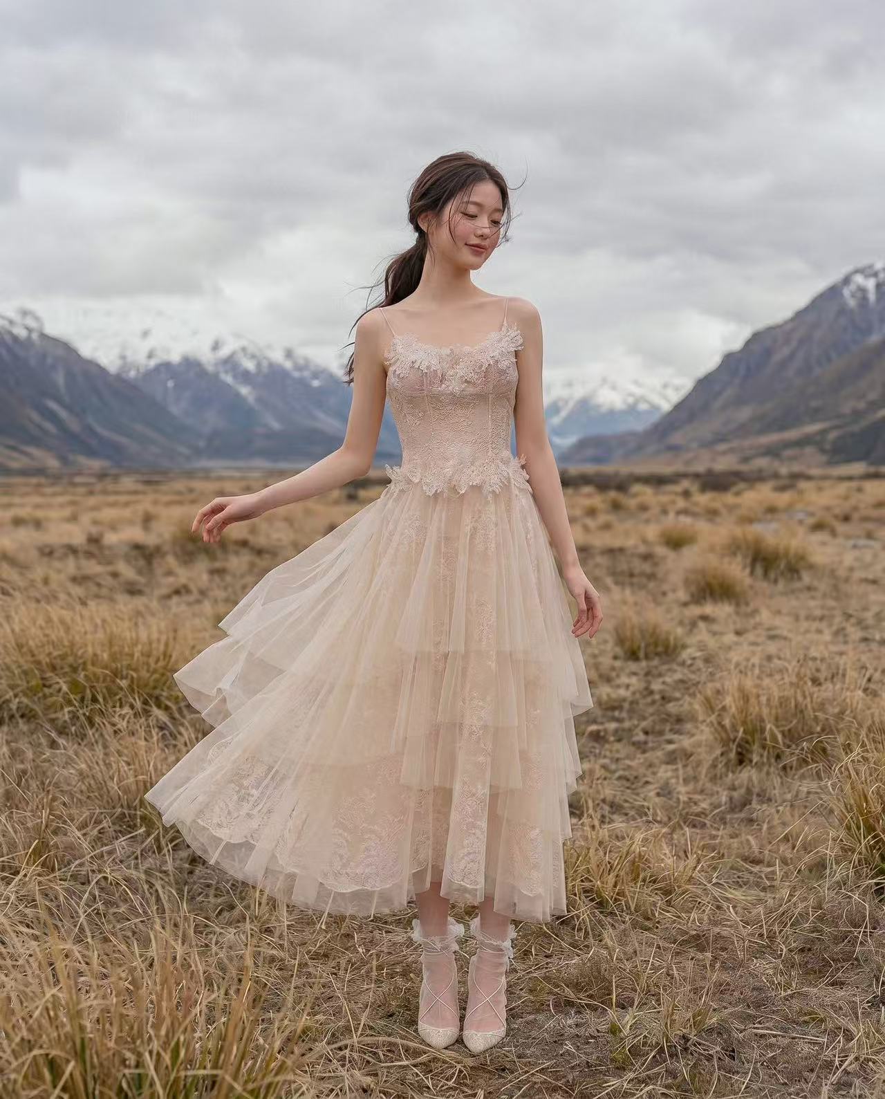 Lovelyn Genevieve Tulle Gown